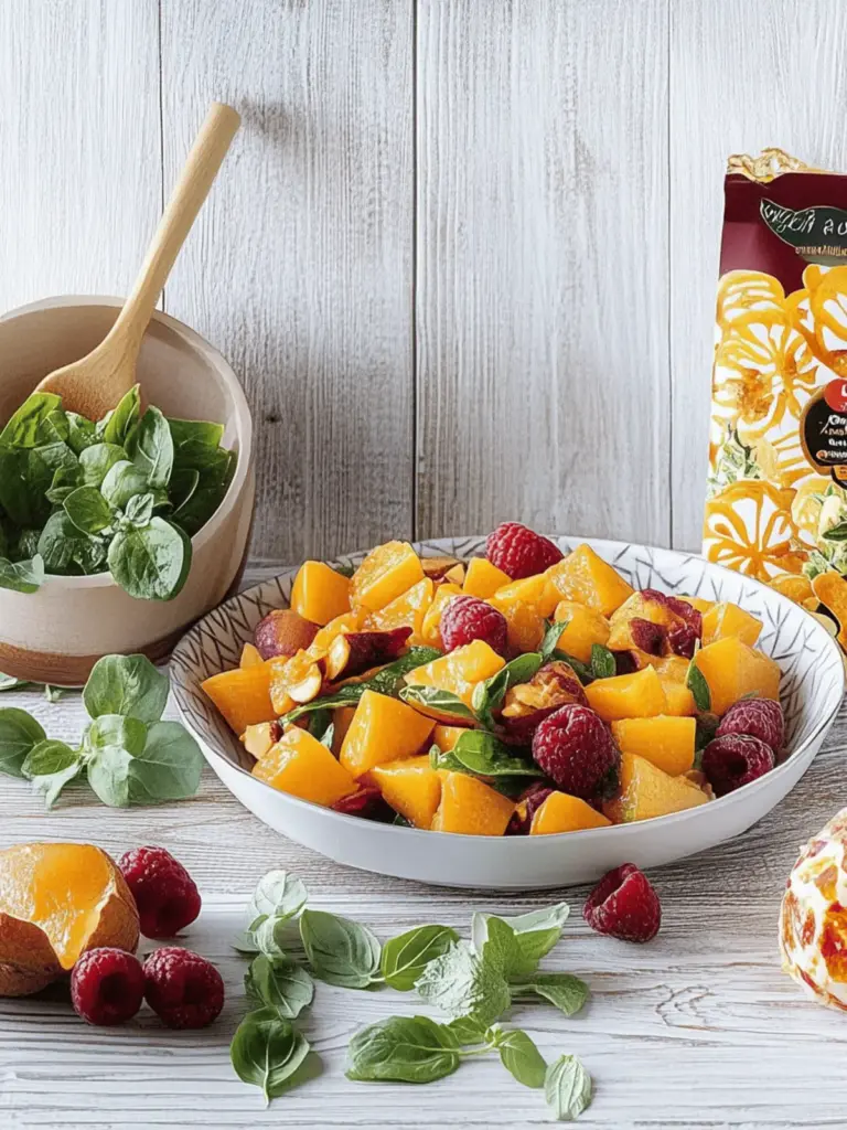 Herbst-Schüssel mit gebackenem Kürbis und Aprikosen