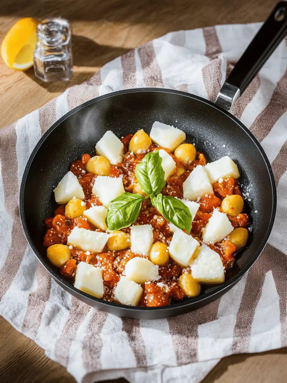 Gnocchi in Tomatensauce für gemütliche Abende 4 Gnocchi in Tomatensauce