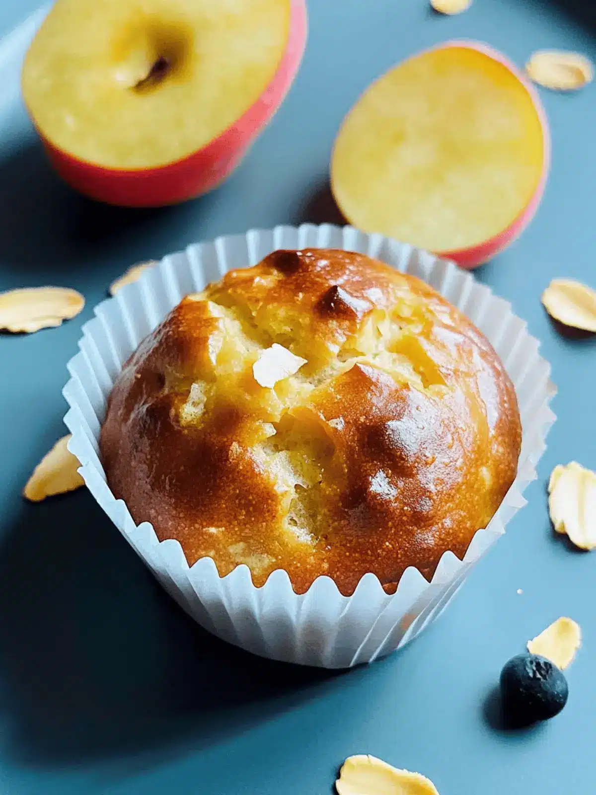 zuckerfreie Apfel-Bananen-Muffins