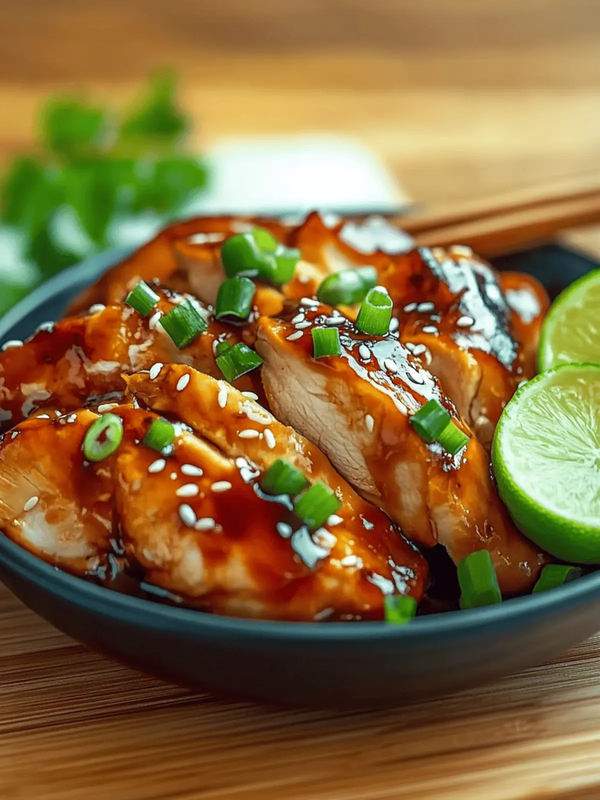 Saftiges Teriyaki-Hühnchen