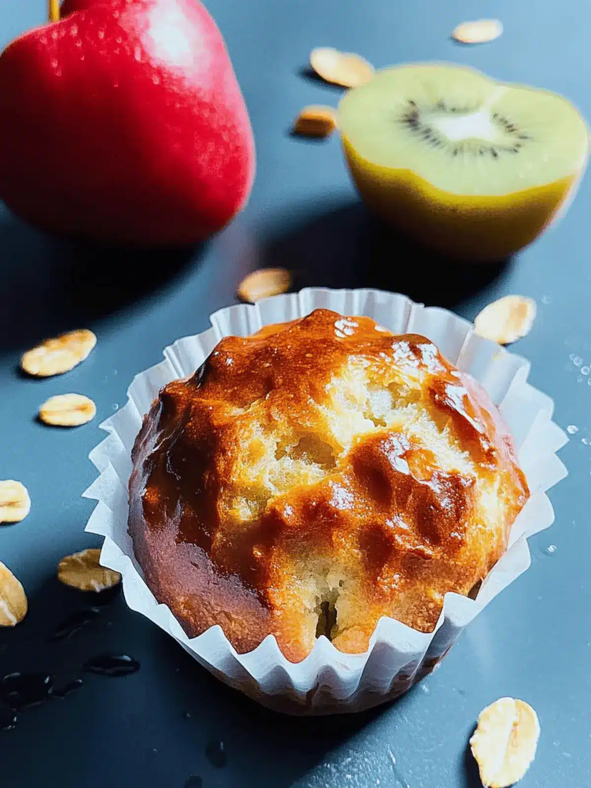 zuckerfreie Apfel-Bananen-Muffins