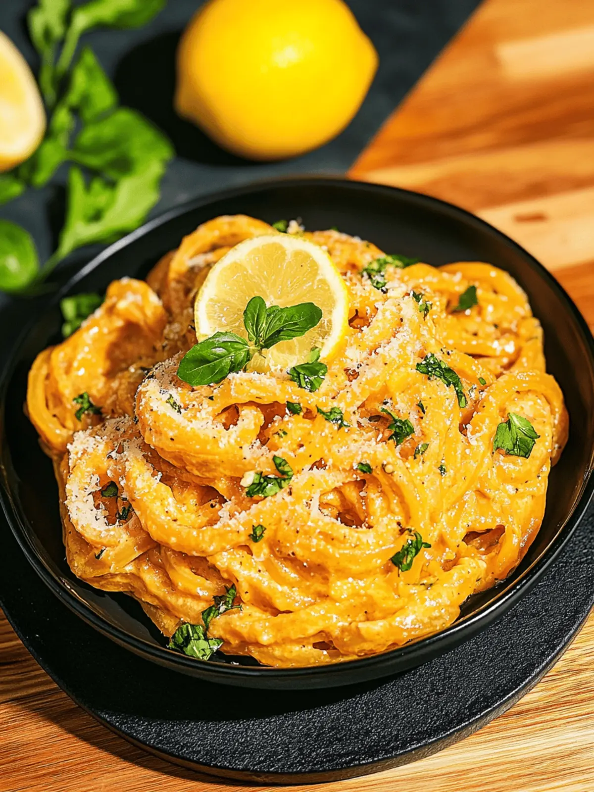 Cremige Gochujang Udon Nudeln