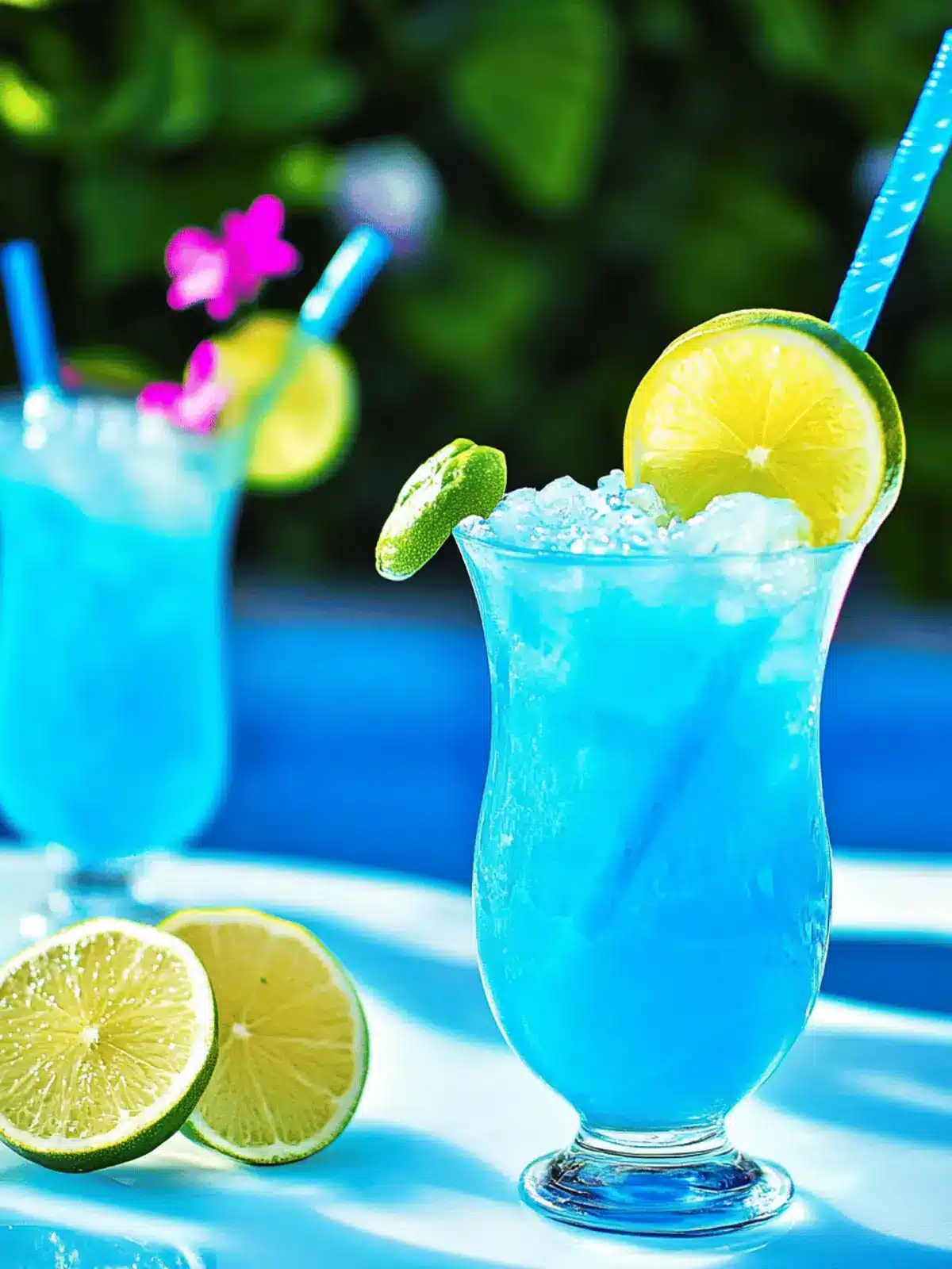 Der blaue Glitzer-Cocktail für kreative Feiern 4 Der blaue Glitzer-Cocktail