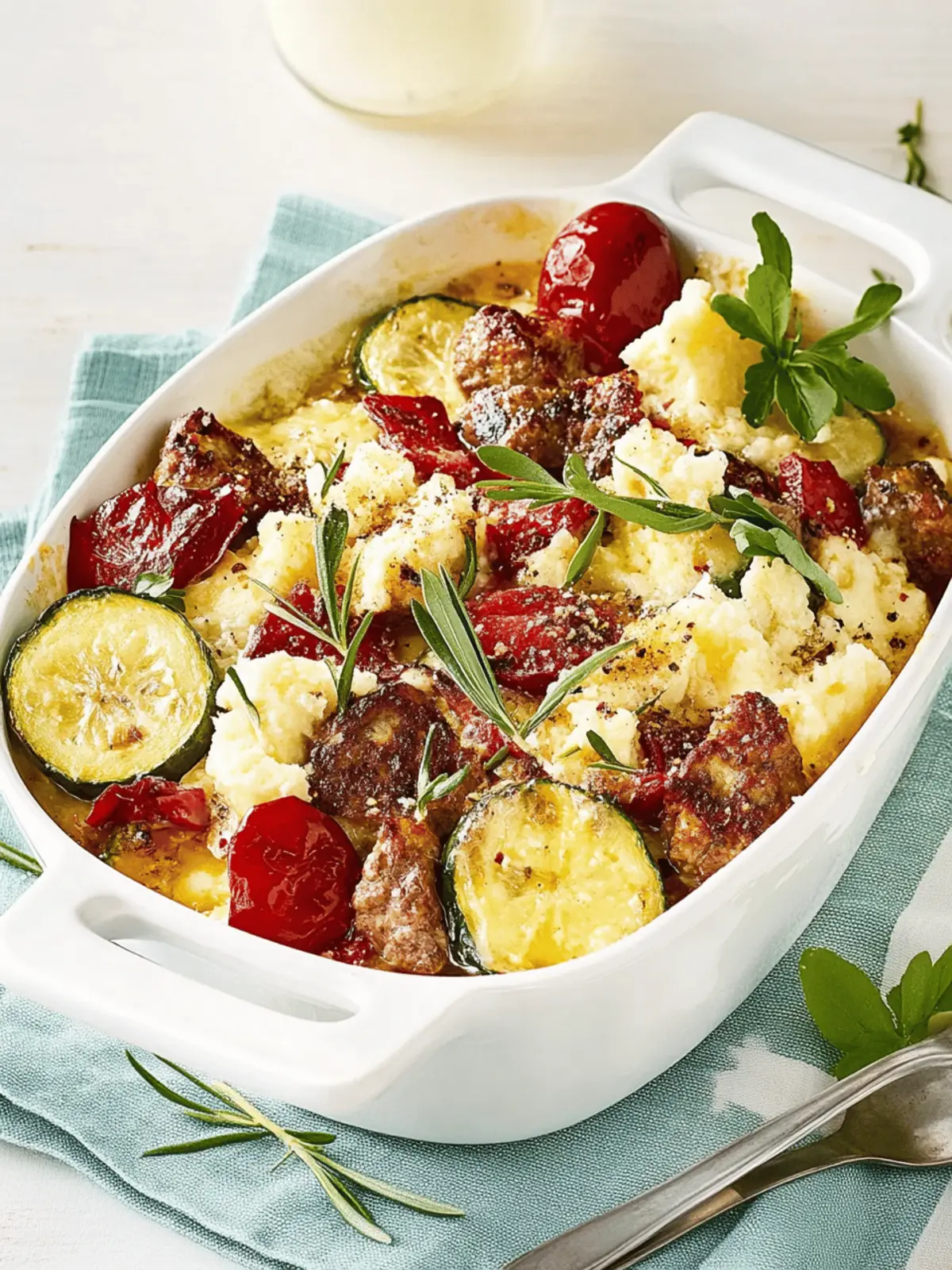 Best Zucchini-Hackfleisch-Auflauf mit Feta genießen 2 Best Zucchini-Hackfleisch-Auflauf mit Feta