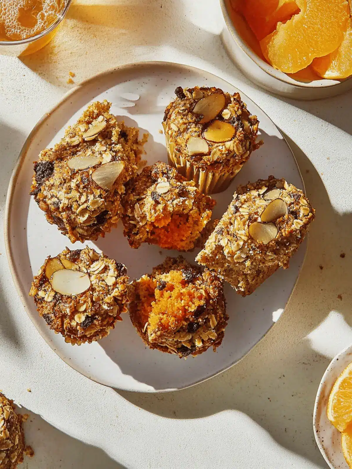 Karottenkuchen-Frühstücksmuffins