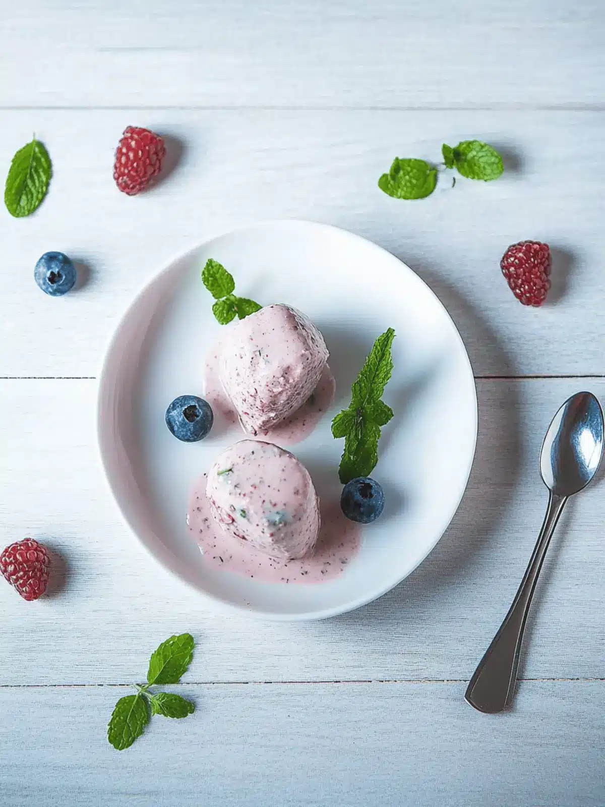 Schnelles Bananen-Blaubeer-Eis selbstgemacht 4 Schnelles Bananen-Blaubeer-Eis