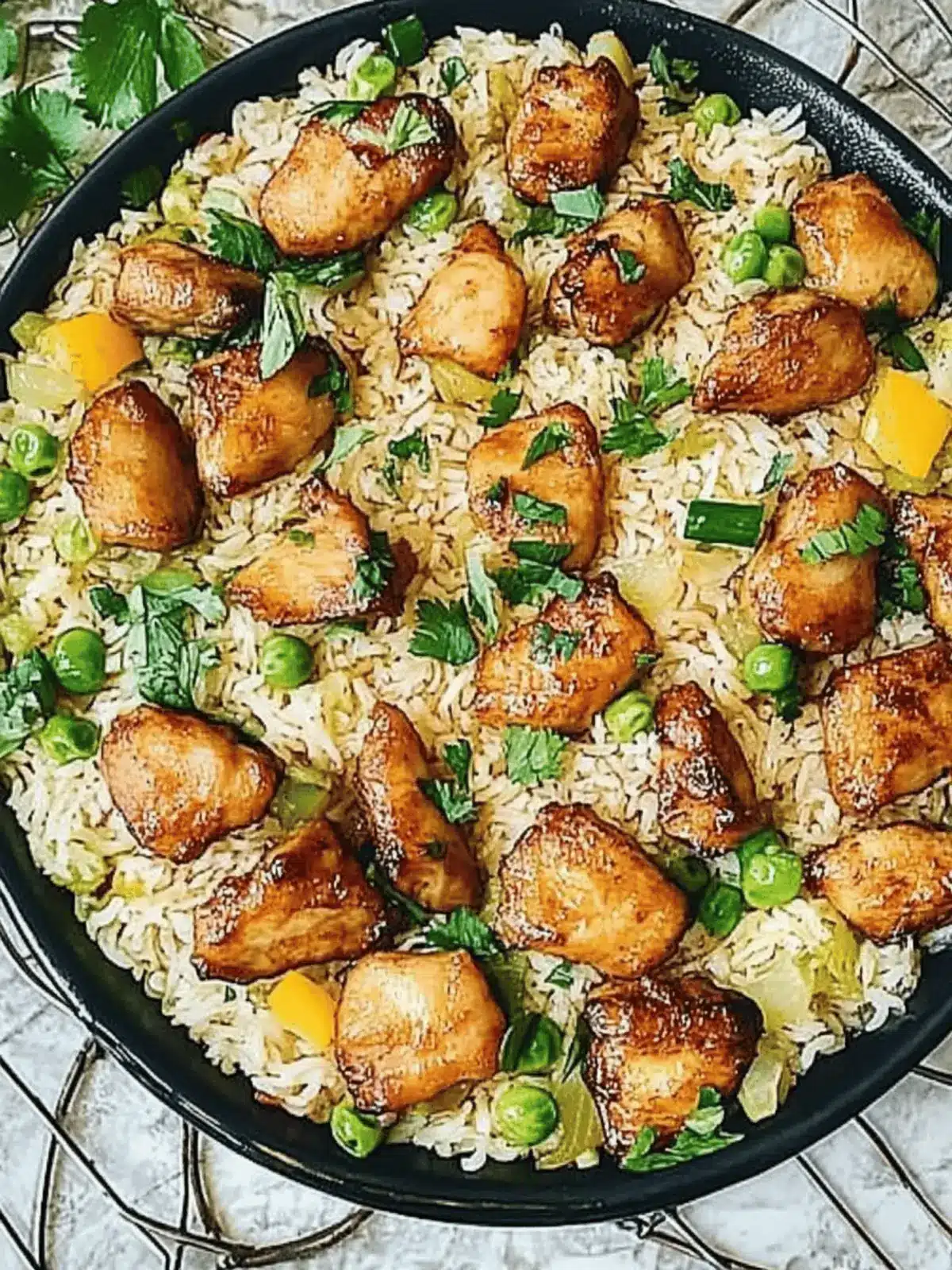 Cremiges Kräuterhühnchen mit Basmati-Reis genießen 2 Creamy herb chicken with basmati rice enjoy