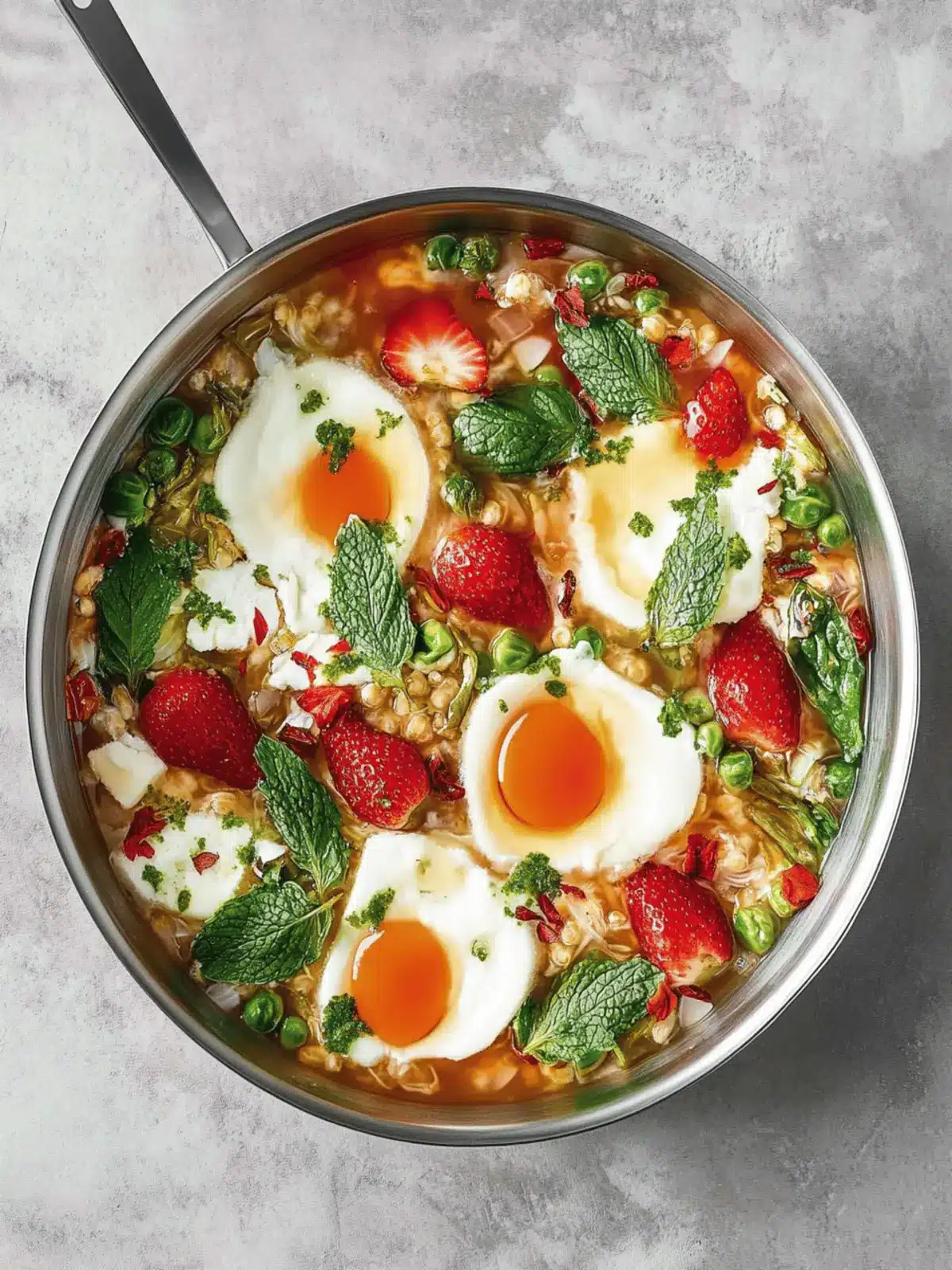 Grüne Shakshuka