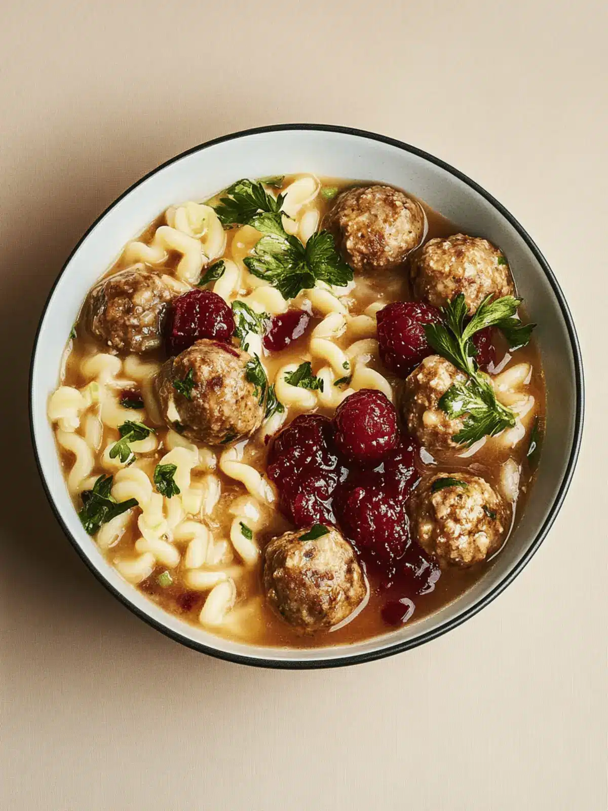 Vegane Köttbullar mit Nudeln