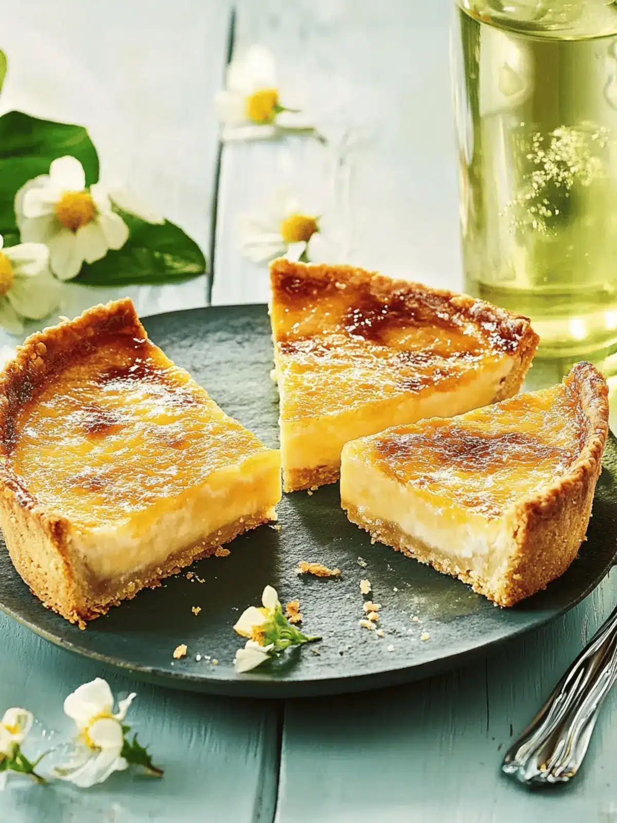 Crème Brûlée Kuchen: Ein himmlischer Genuss 3 Crème Brûlée Kuchen