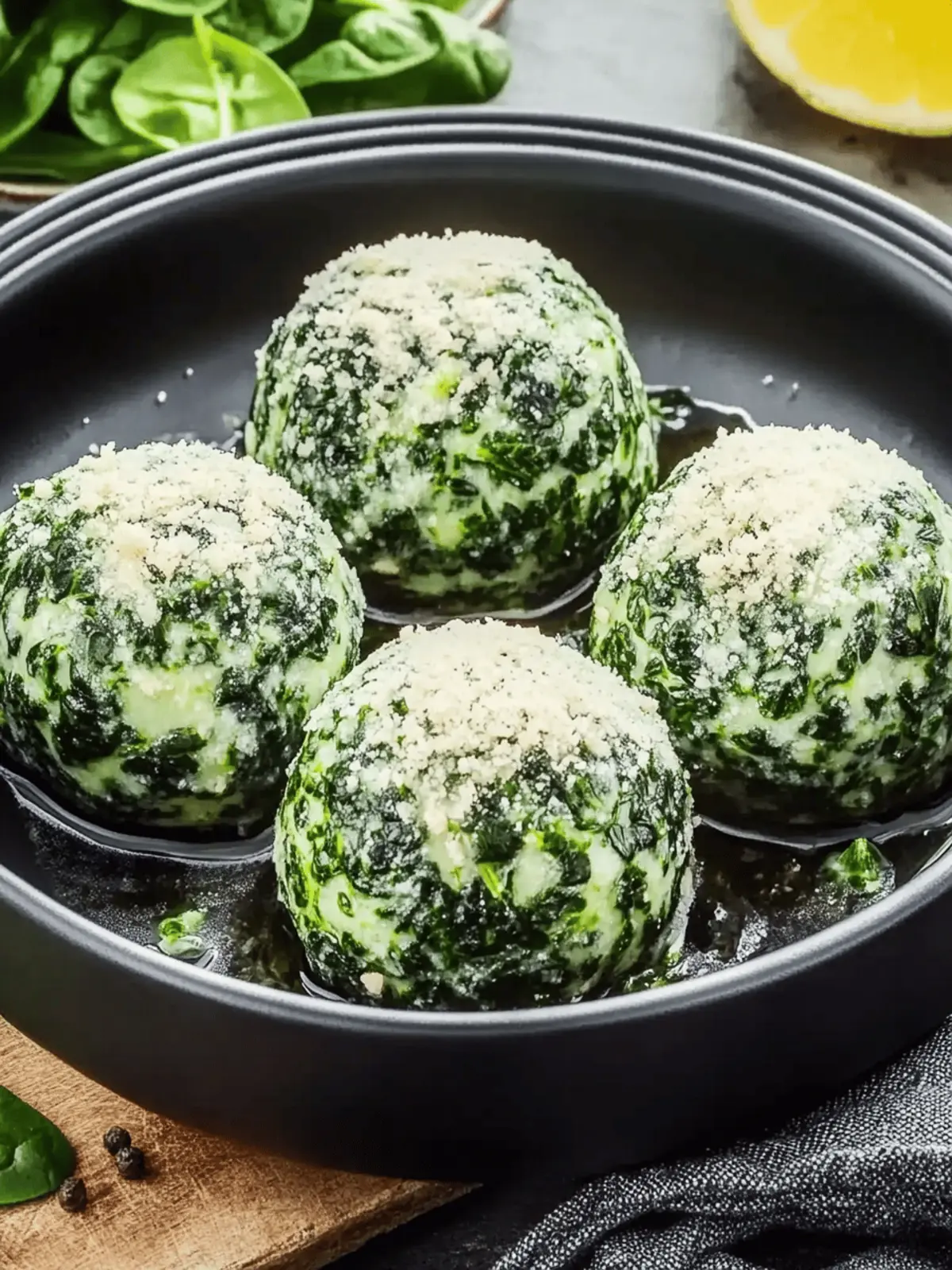 Leckere Spinatknödel selber machen