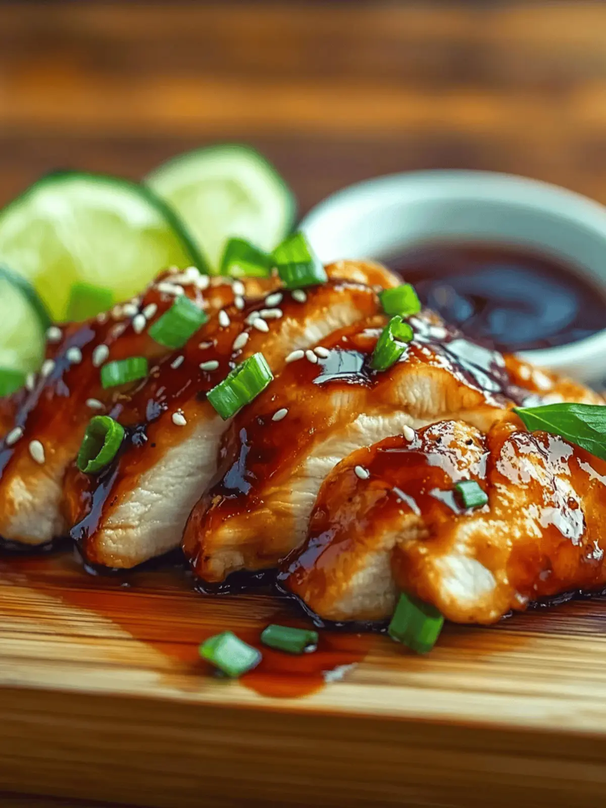 Saftiges Teriyaki-Hühnchen