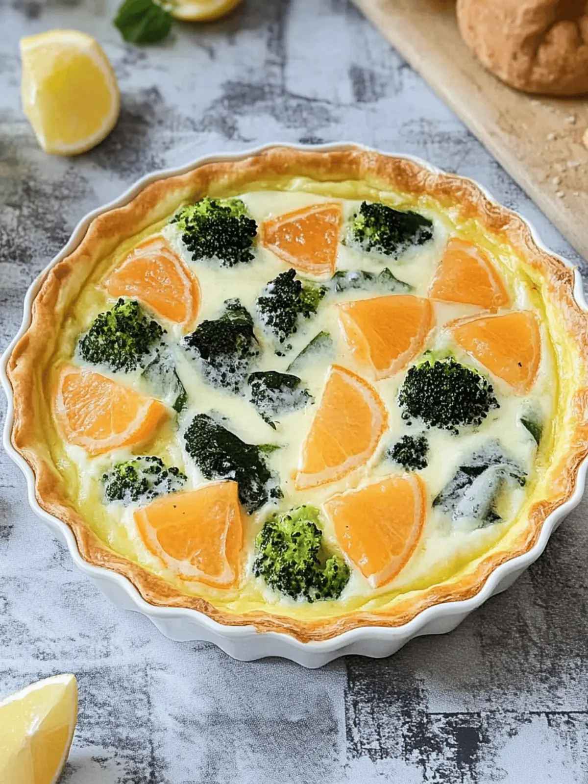 Blätterteig Quiche mit Spinat und Lachs