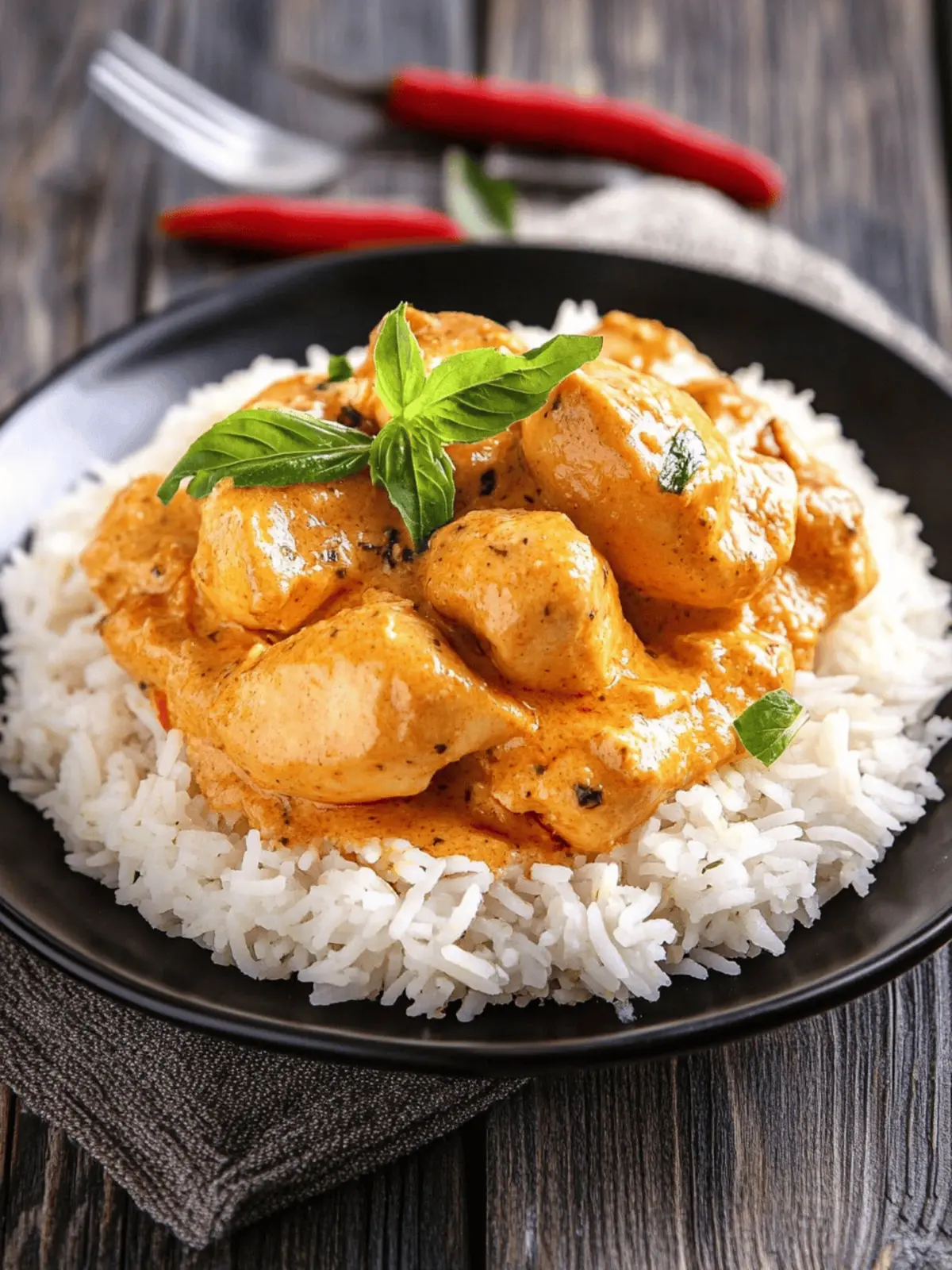 Creamy Herb Chicken with Basmati Rice enjoy