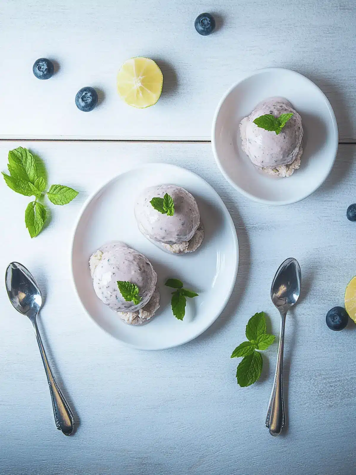 Schnelles Bananen-Blaubeer-Eis selbstgemacht 3 Schnelles Bananen-Blaubeer-Eis