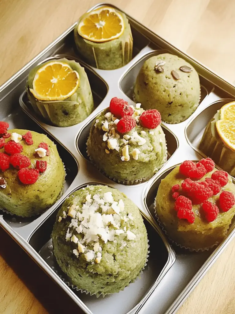 Matcha-Grüntee-Cupcakes