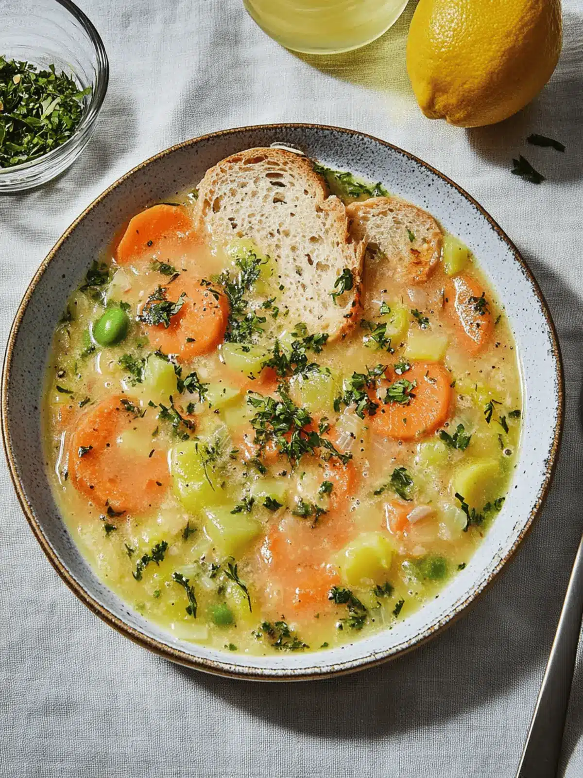 Kartoffelsuppe mit Wiener Würstchen für kalte Tage 2 Kartoffelsuppe mit Wiener Würstchen