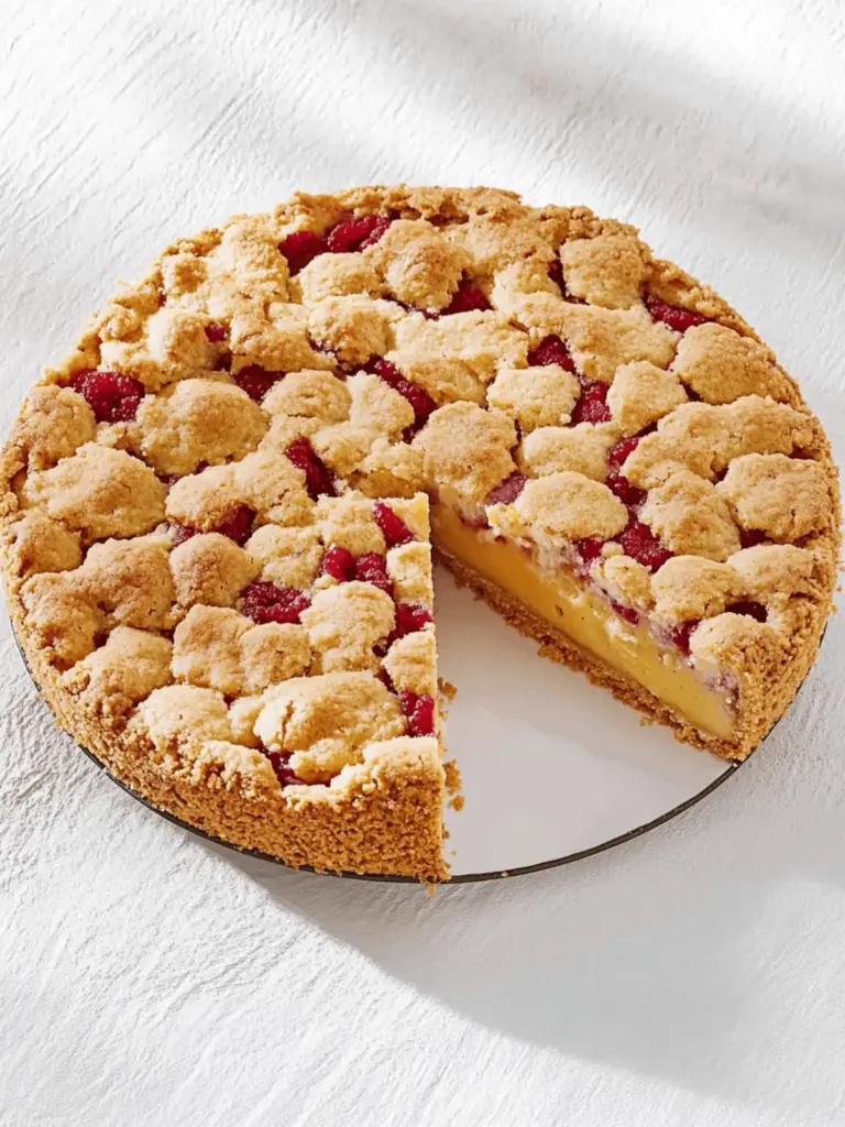 Plum cake with butter-cinnamon streusel