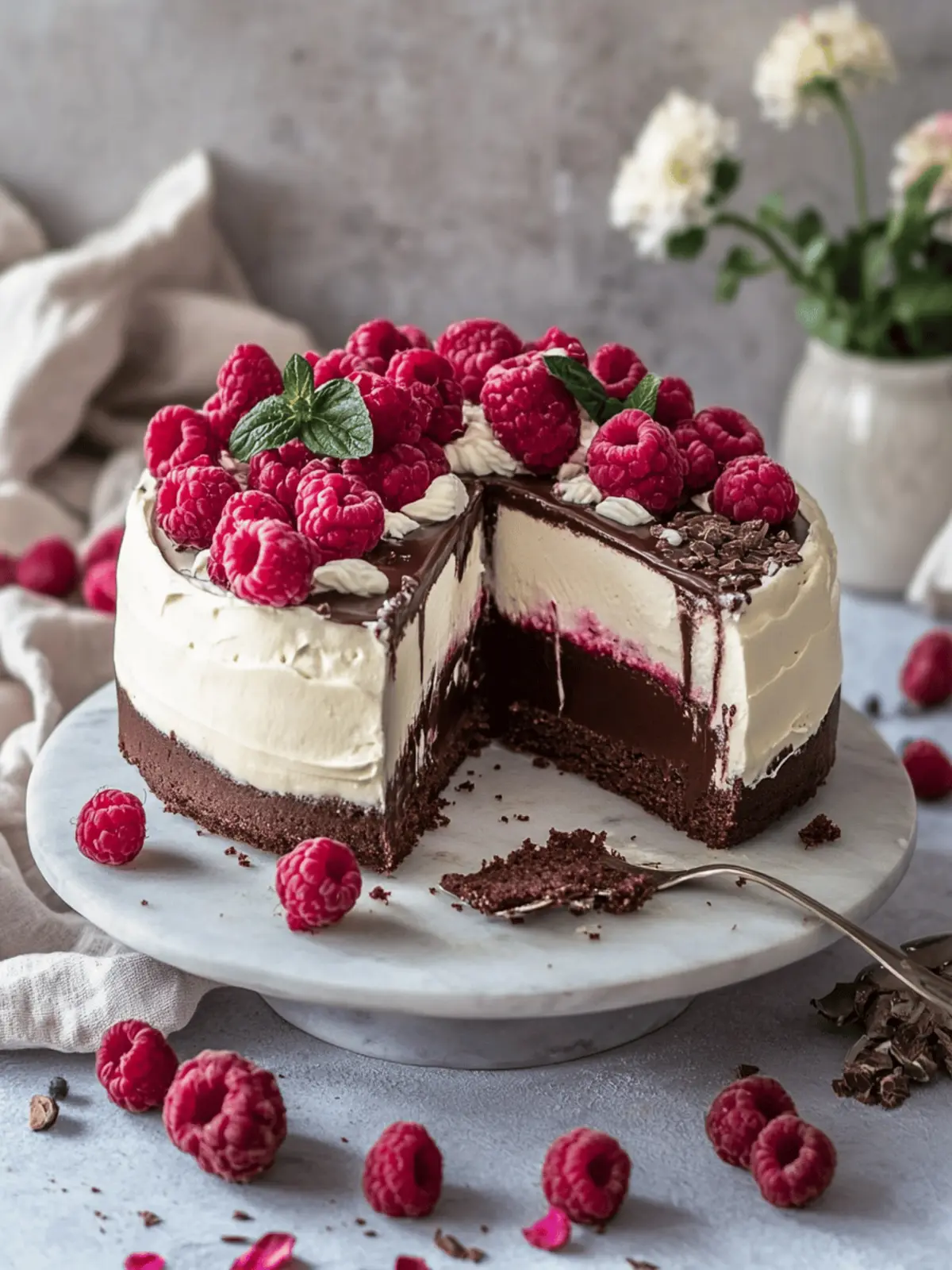 Schokoladentorte mit Baisergeistern für Feinschmecker 4 Schokoladentorte mit Baisergeistern