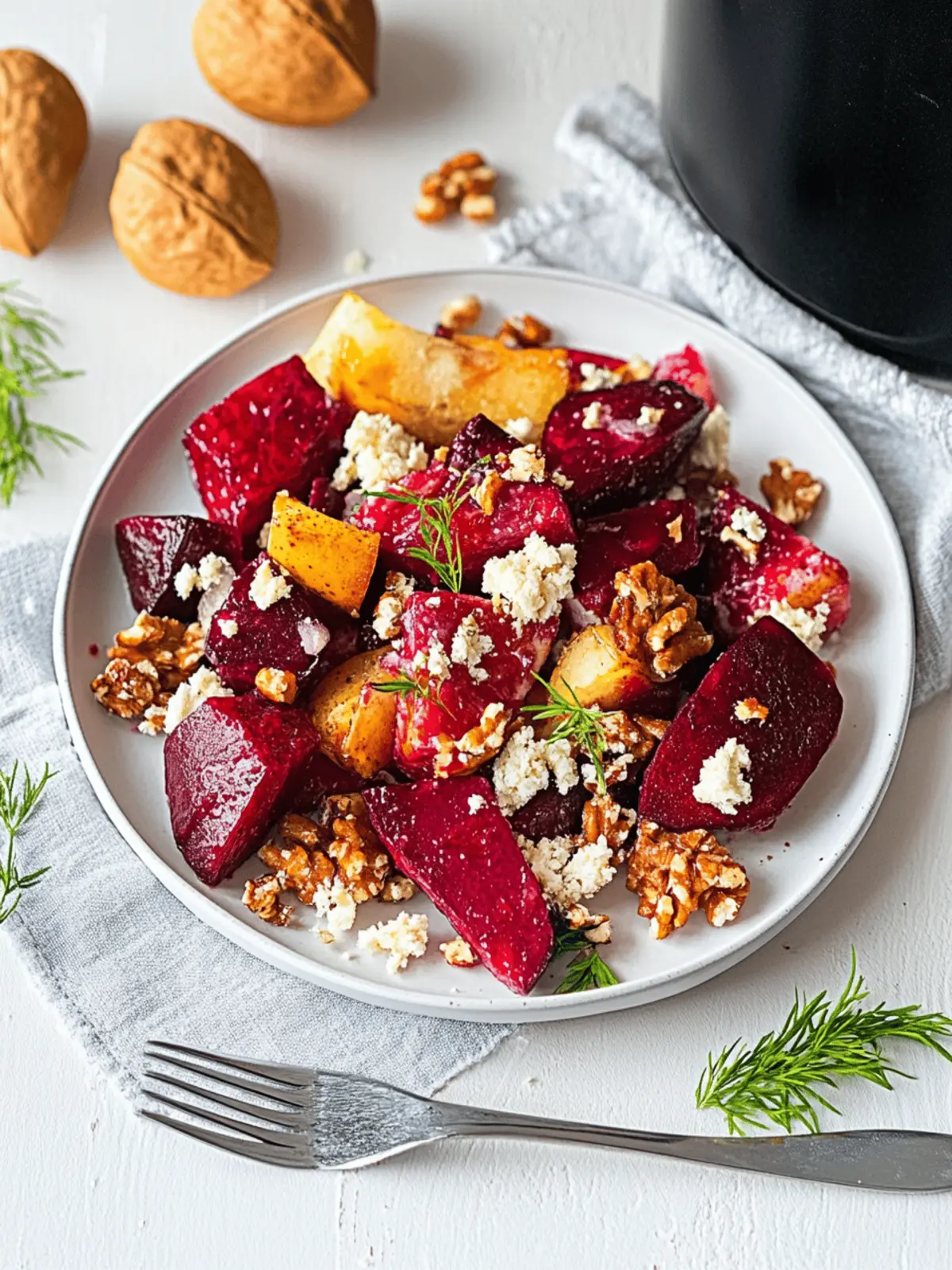 Rote Bete aus der Heißluftfritteuse