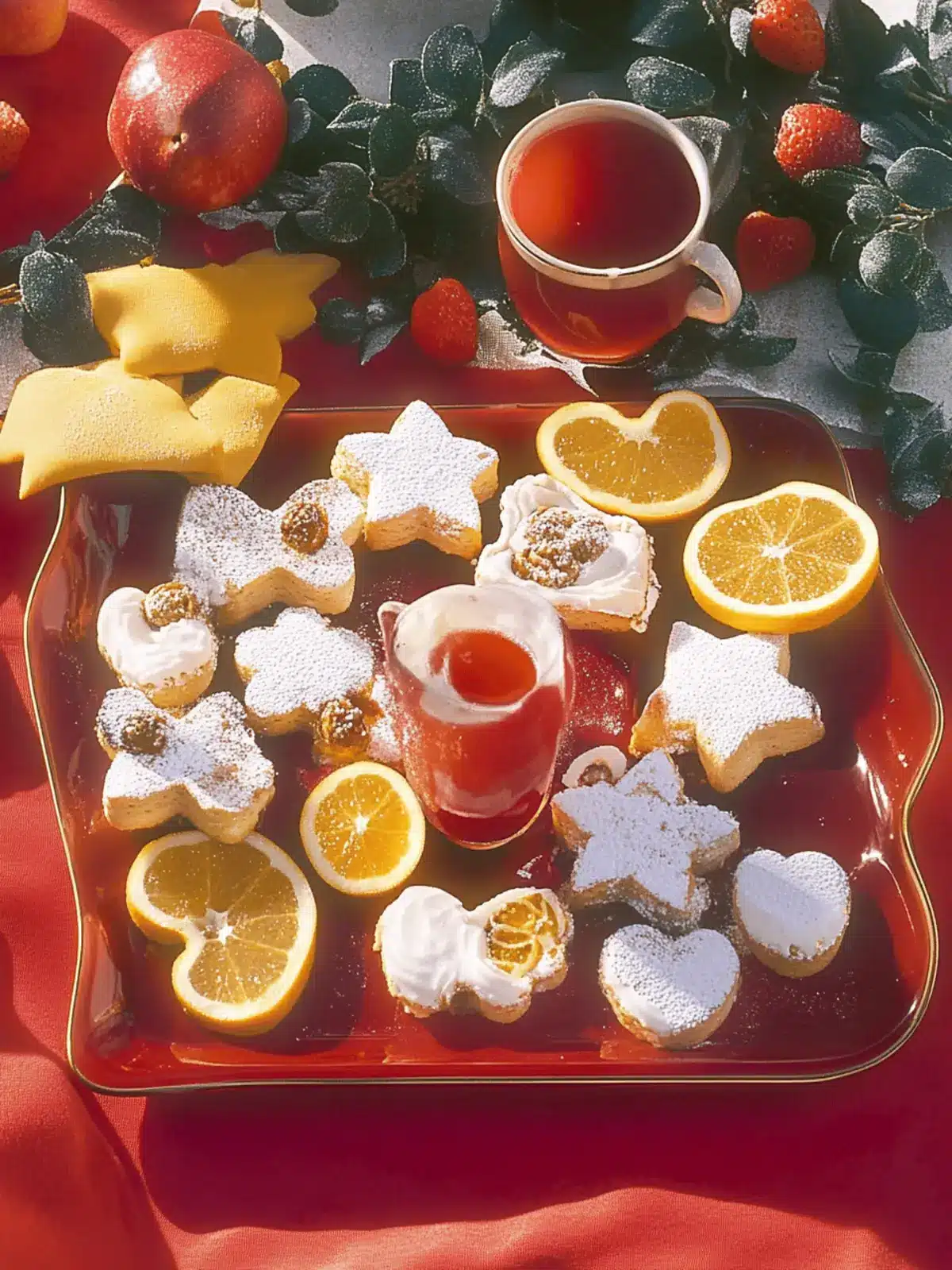 Linzer Herzen und Sterne mit fruchtiger Füllung 5 Linzer Herzen und Sterne