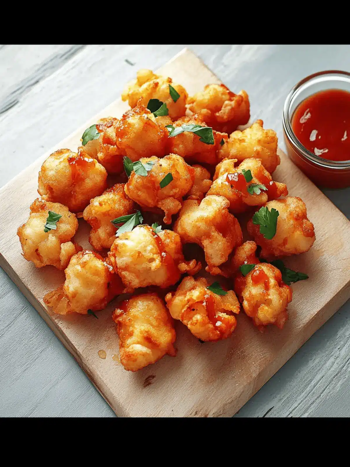 Buffalo-Blumenkohl Heißluftfritteuse Rezept