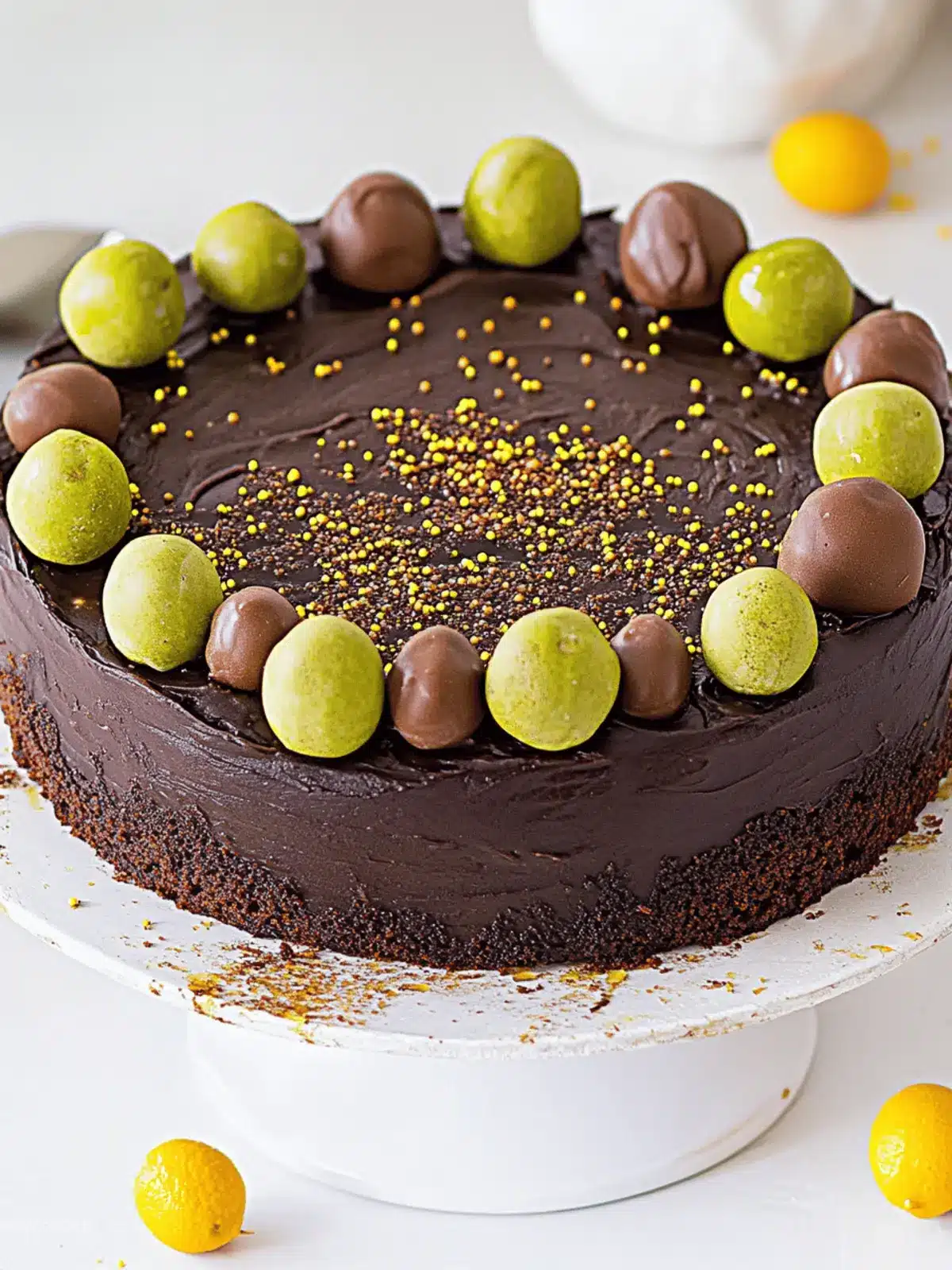Vegane Mozartkugel-Torte