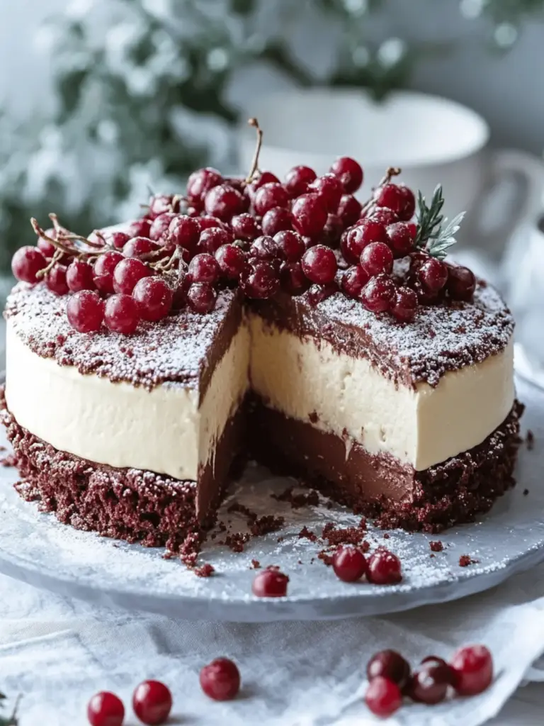 Schokoladentorte mit Baisergeistern