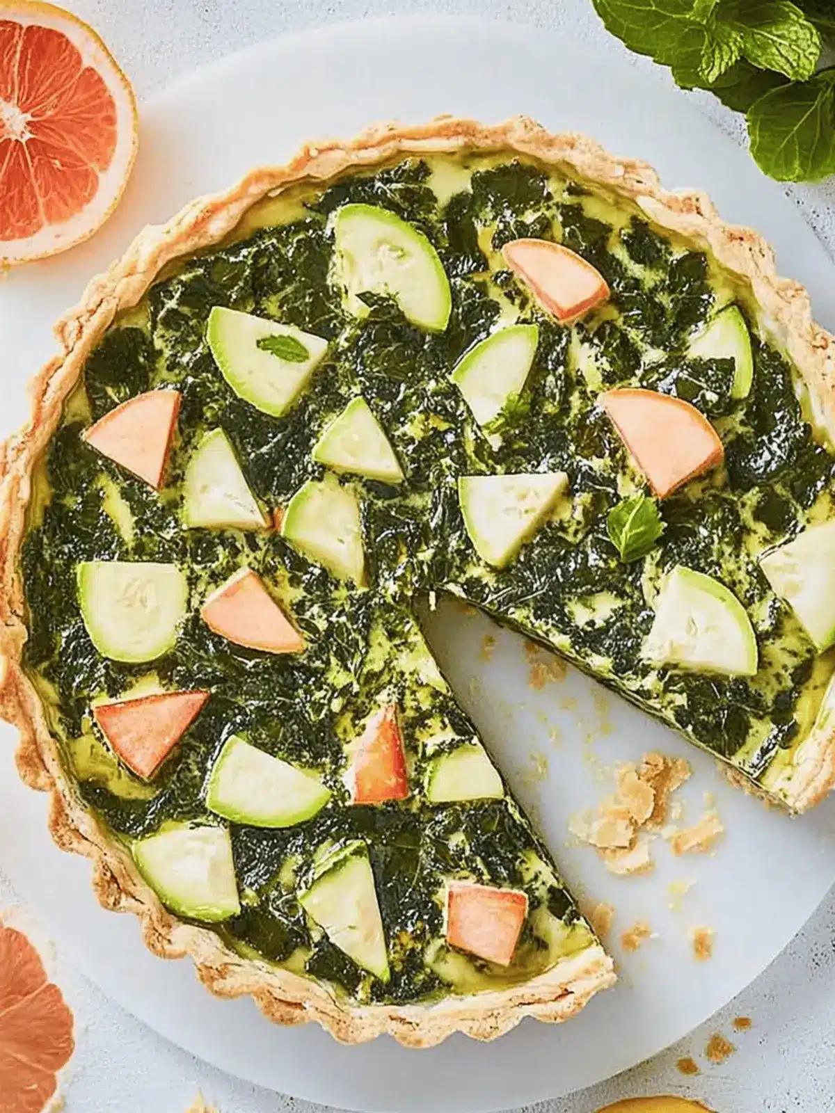 Lachs-Quiche