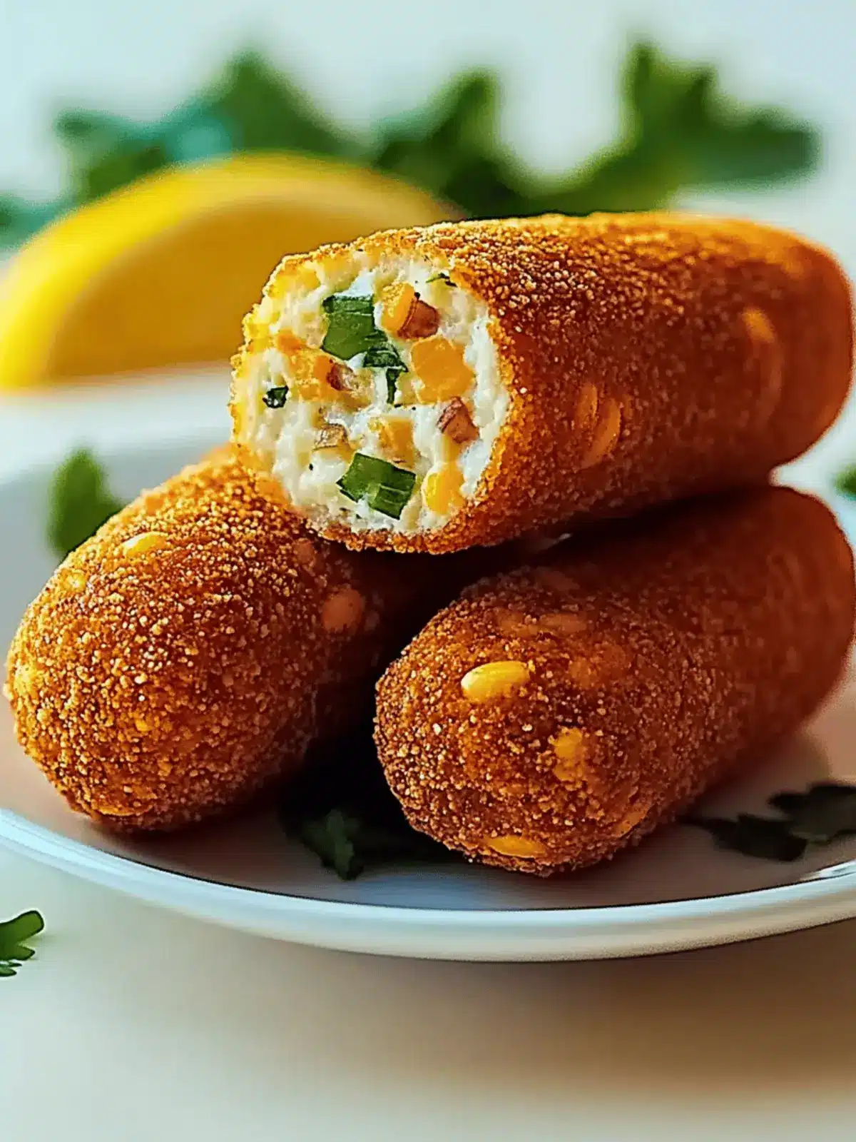 Crispy lentil croquettes from the air fryer