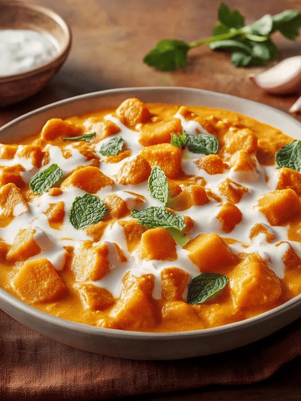 Süßkartoffel-Kichererbsen-Curry