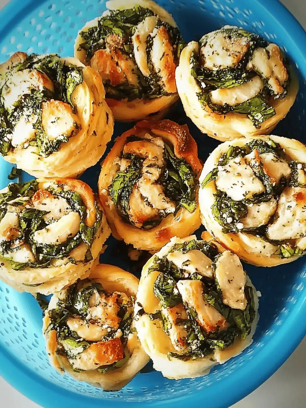 Kalte Spinat-Feta-Taschen für erfrischende Snacks 3 Kalte Spinat - Feta - Taschen