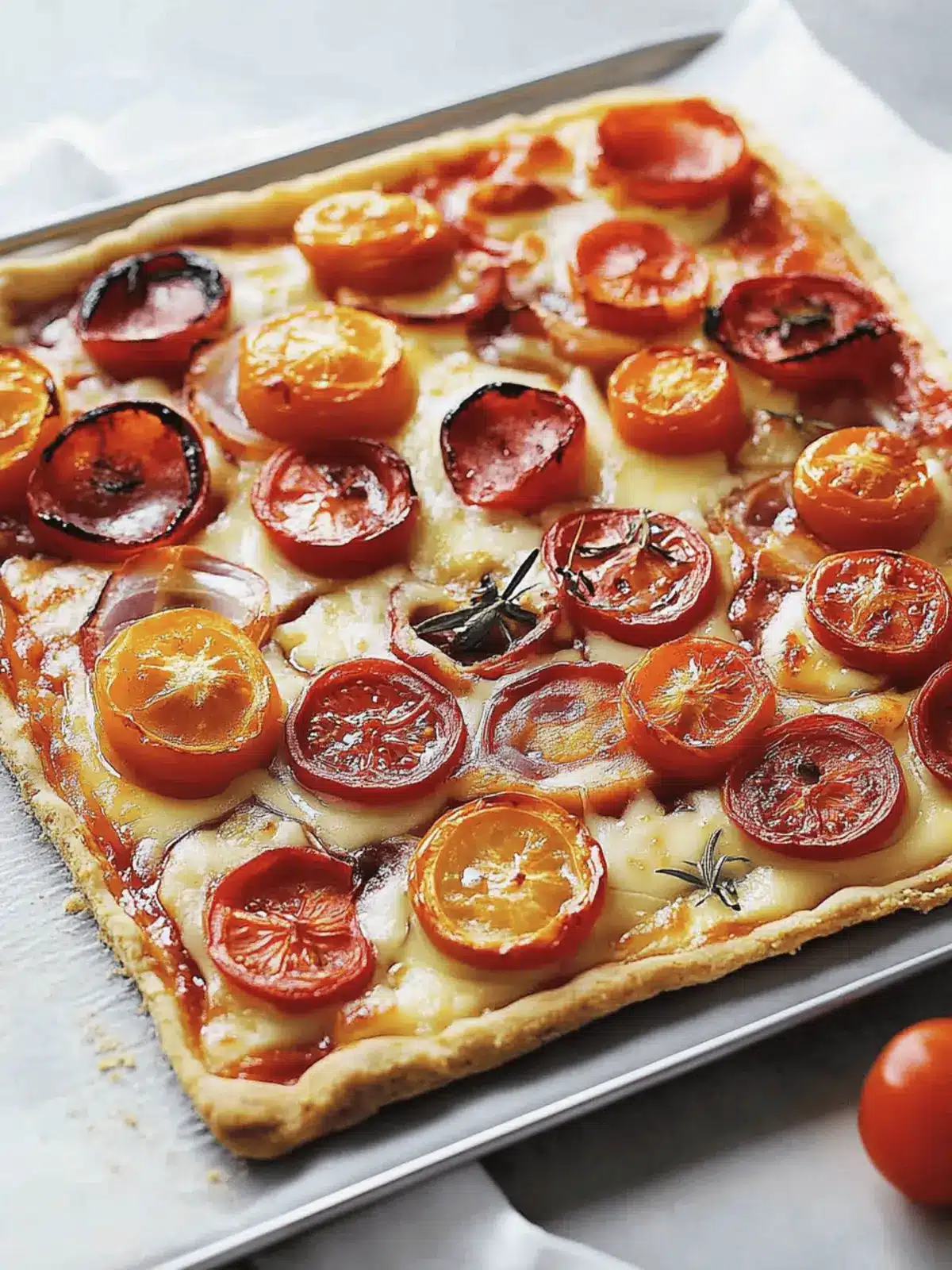 Leckere Tomaten-Ziegenkäse-Tarte für jeden Anlass 3 Tomaten-Ziegenkäse-Tarte