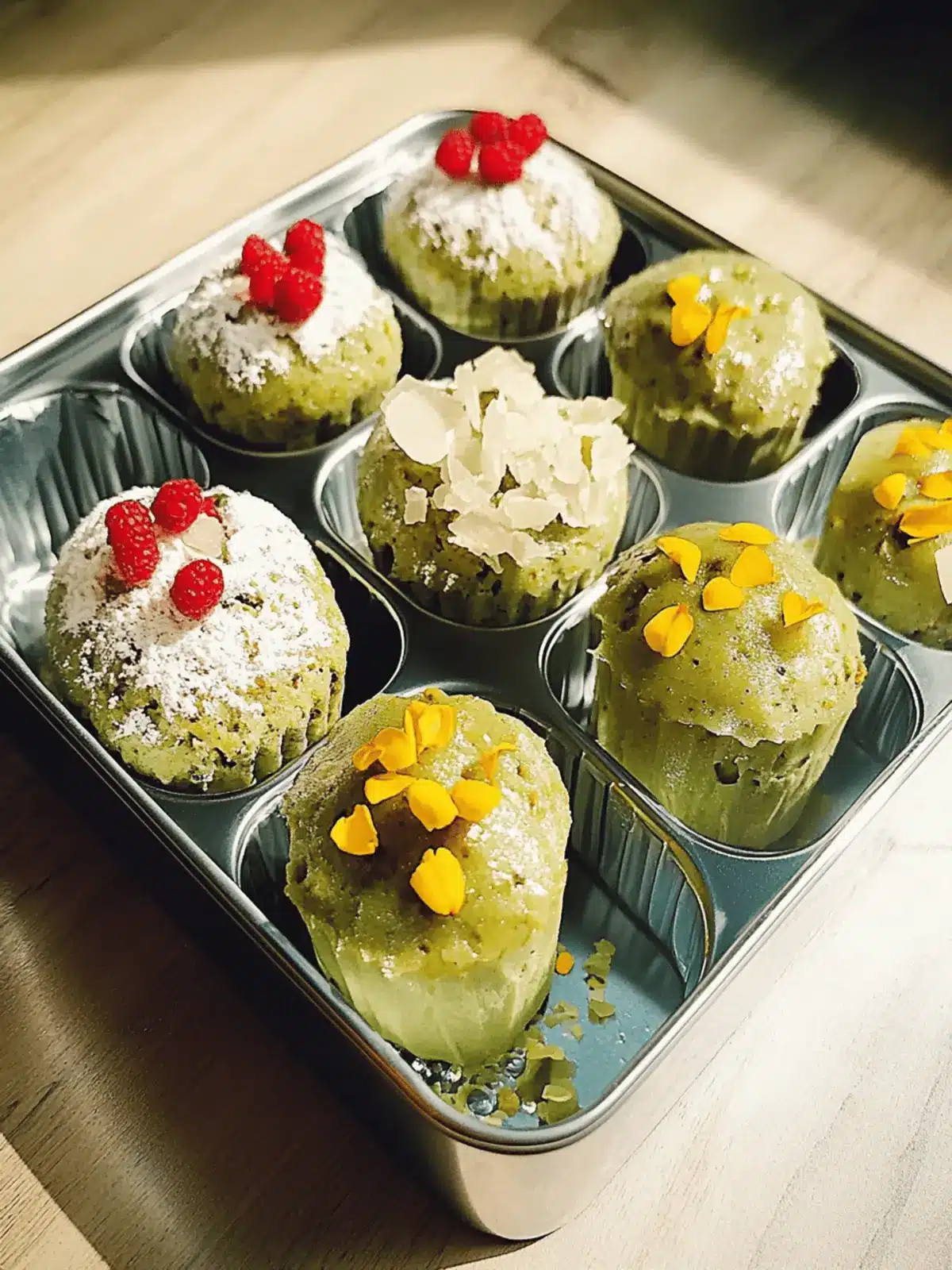 Leckere Matcha-Grüntee-Cupcakes zum Verlieben 2 Matcha-Grüntee-Cupcakes
