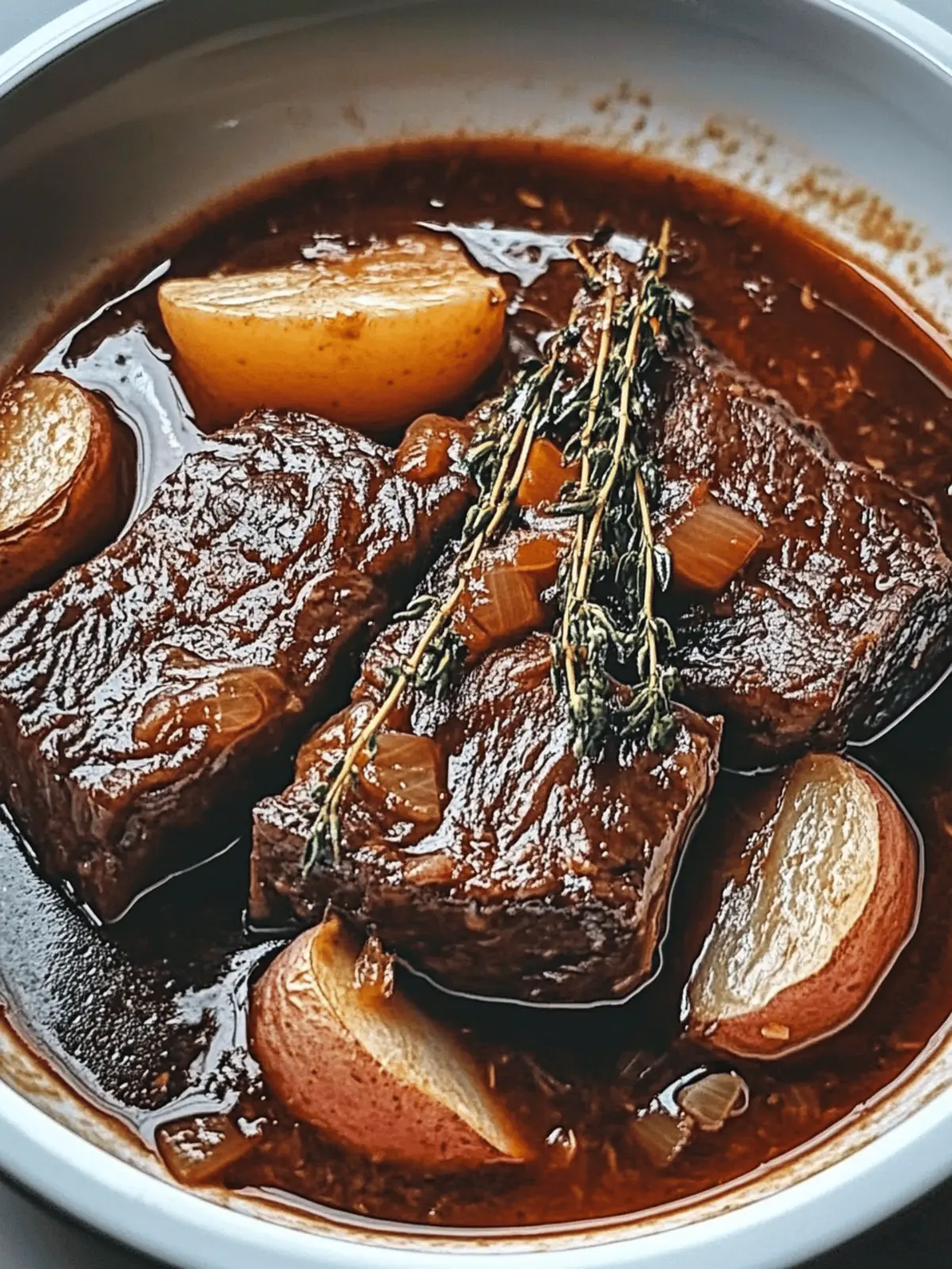 Bourbon-Geschmortes Rindfleisch für besondere Anlässe 2 Bourbon-Geschmortes Rindfleisch