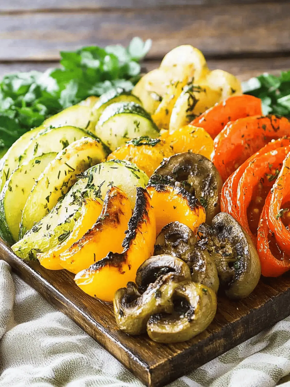 Antipasti Gemüse im Backofen