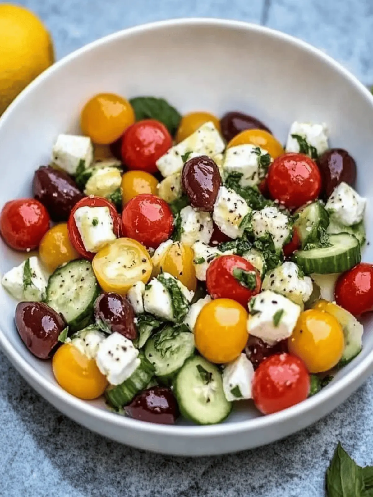 Mediteranischer Salat zum Grillen