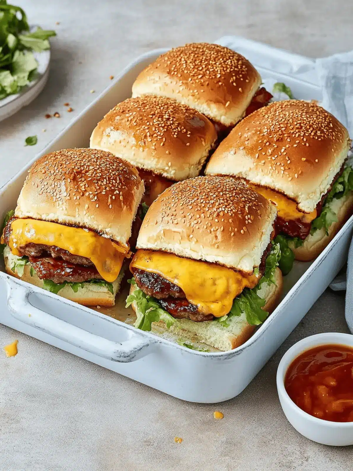 Low Carb Cheeseburger-Auflauf mit Hackfleisch