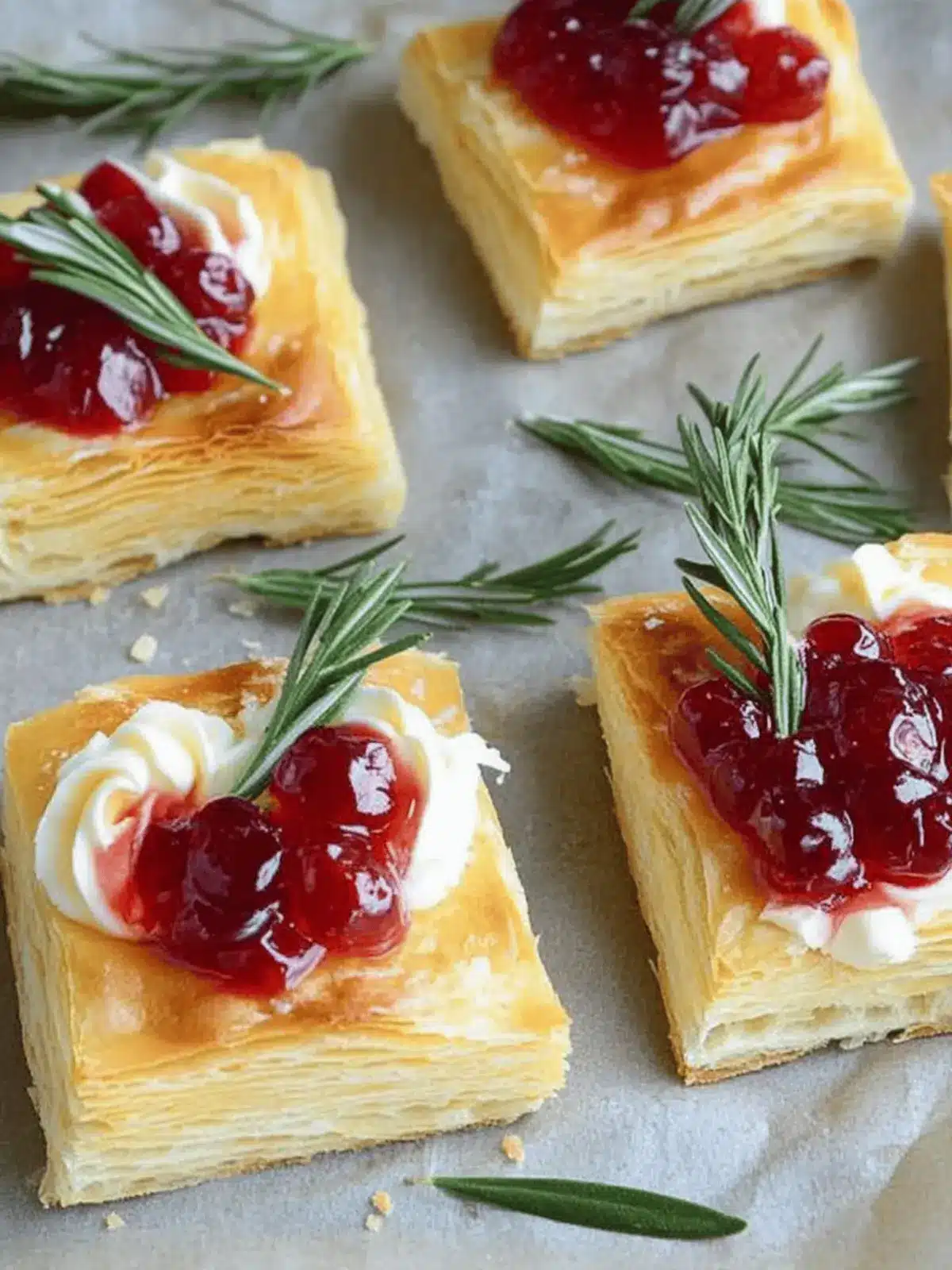 Puff Pastry Snacks mit Camembert – Blitzschnell und Lecker 3 Puff pastry snacks with Camembert