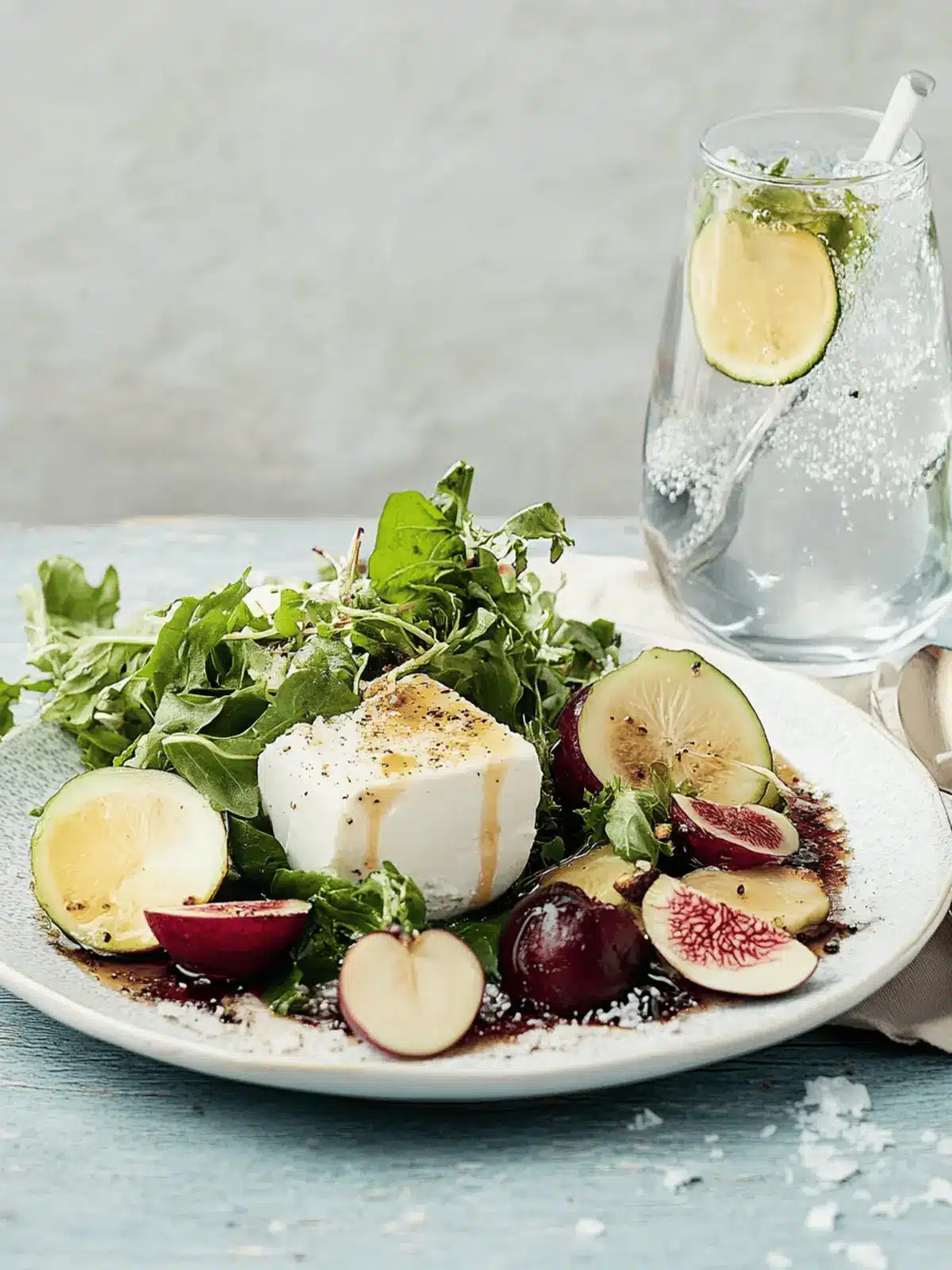 Gratinierter Honig-Ziegenkäse auf Salatbett genießen 2 Gratinierter Honig-Ziegenkäse auf Salatbett