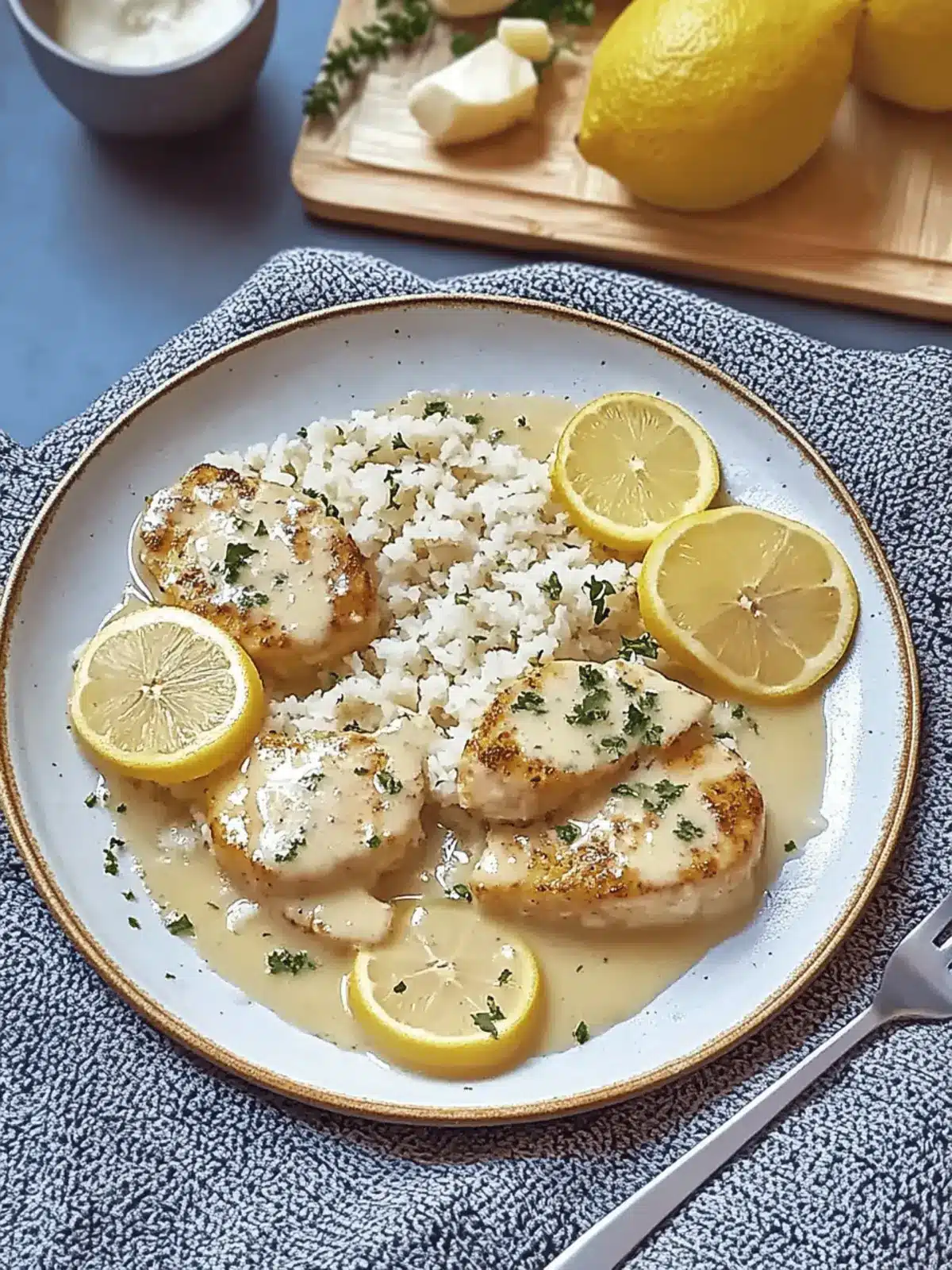 Zwiebel-Sahne-Hähnchen