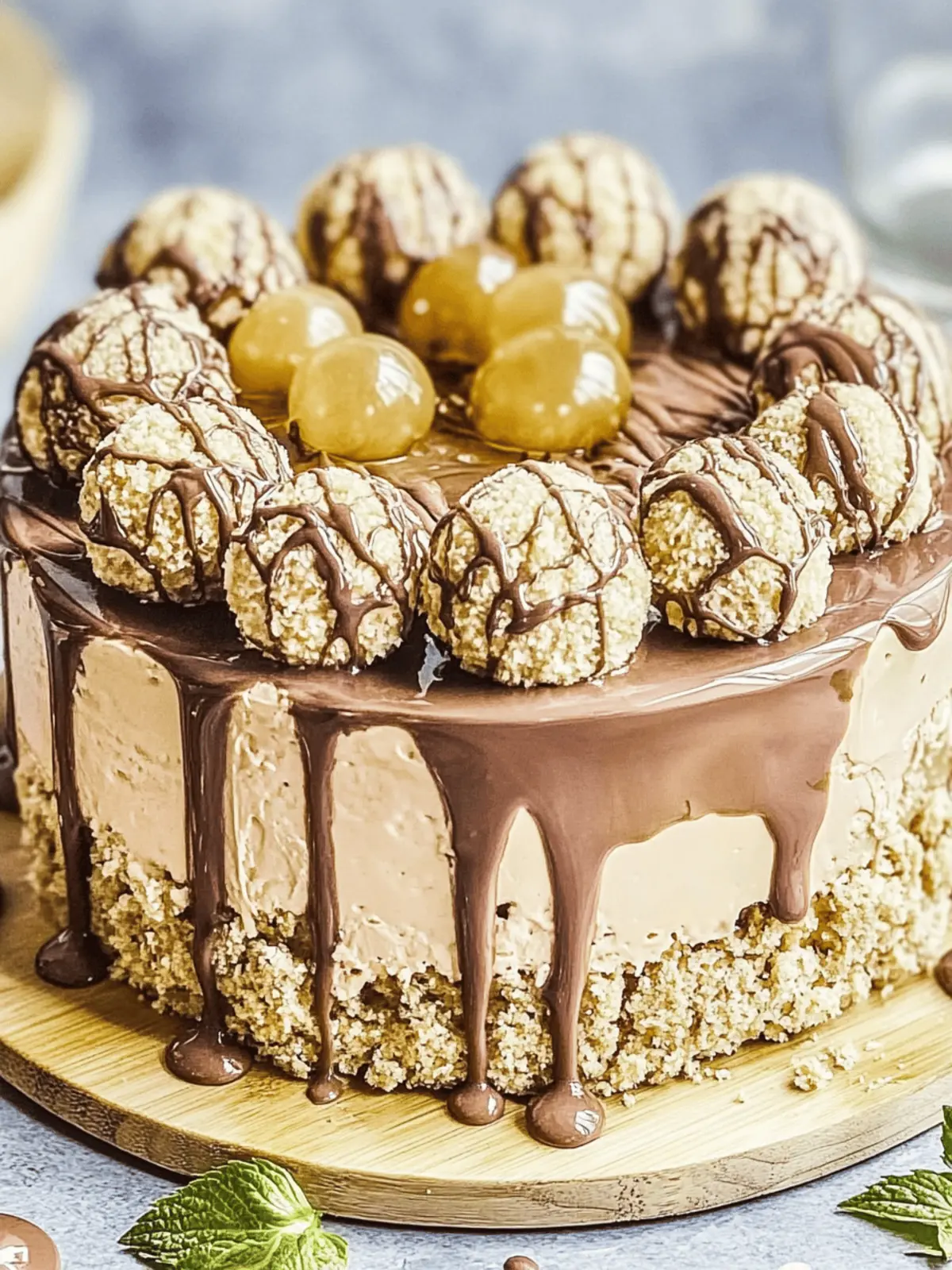 Ferrero Rocher Torte ohne Backen