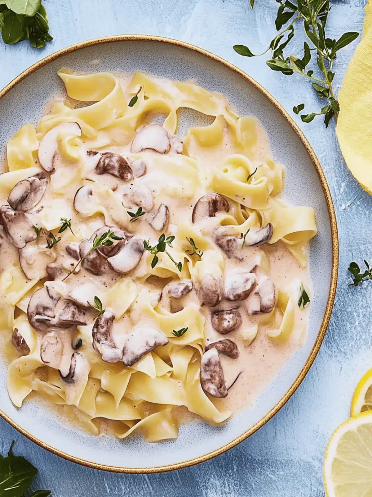 Pasta mit Champignonsoße schnell und cremig genießen 2 Pasta mit Champignonsoße