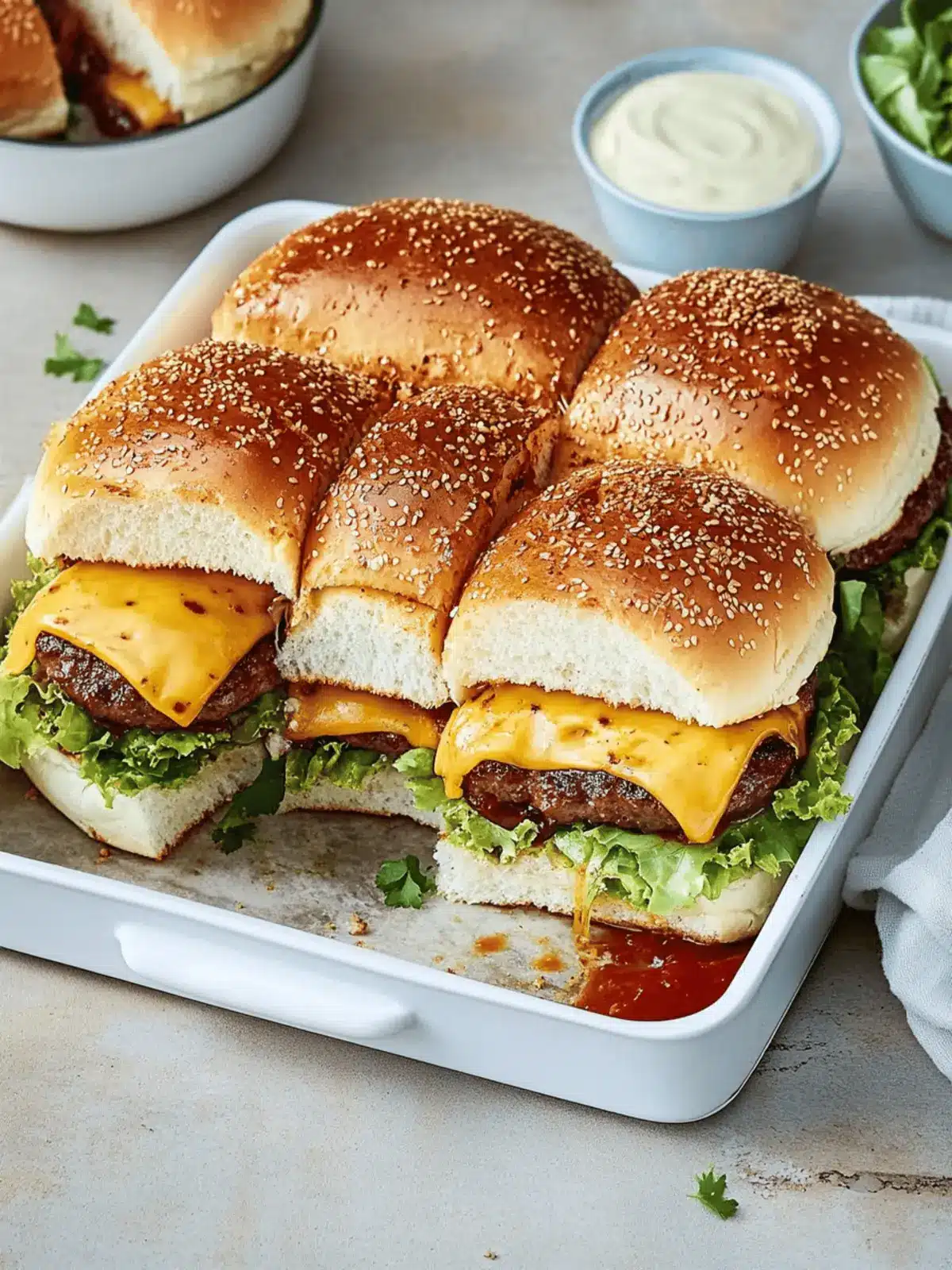 Low Carb Cheeseburger-Auflauf mit Hackfleisch