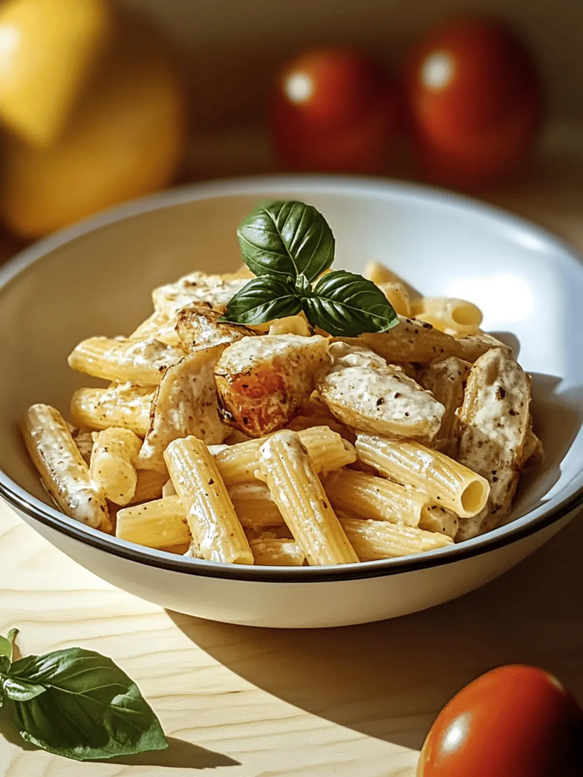 Honig-Pfeffer-Hähnchen-Pasta