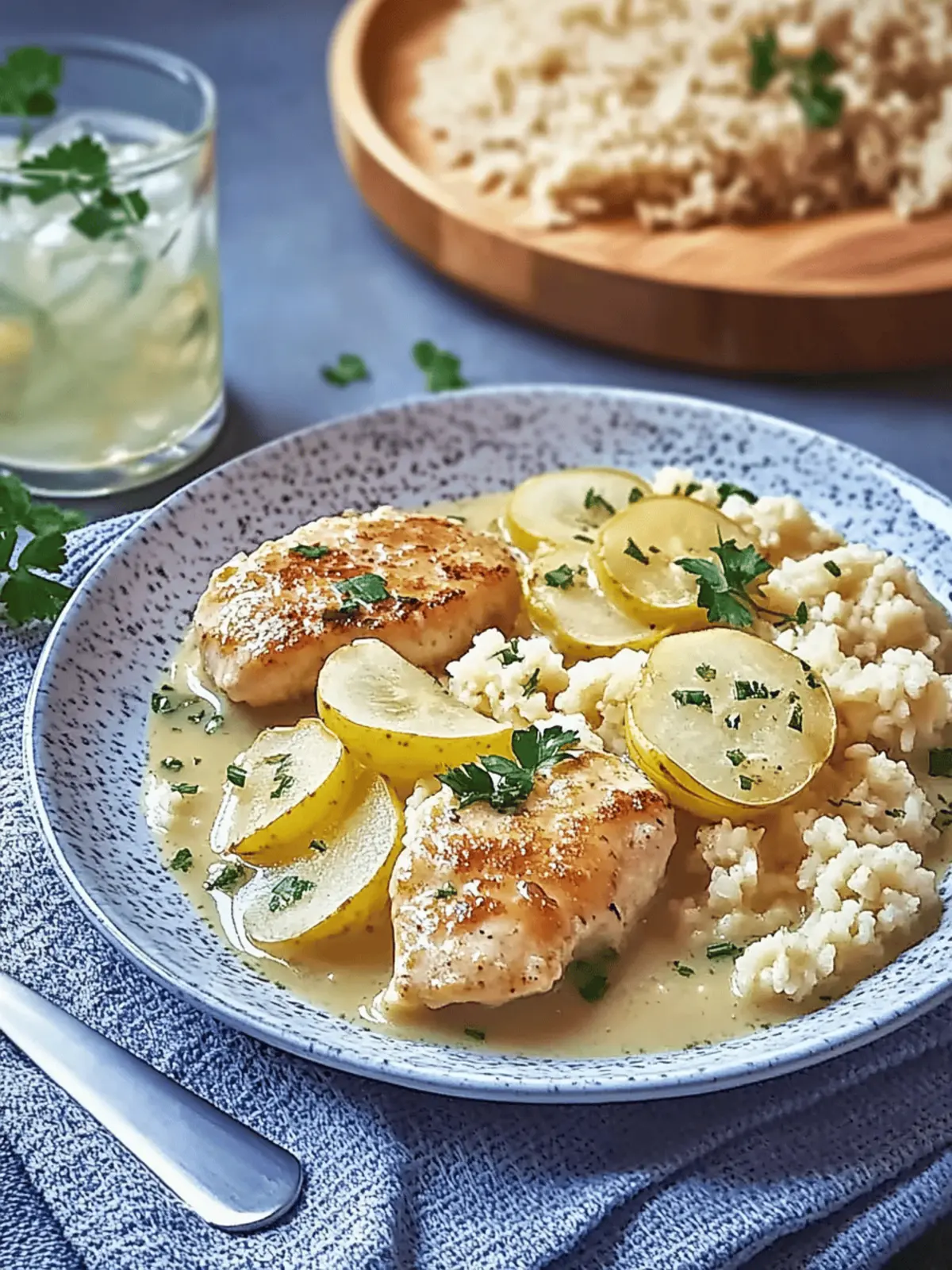 Zwiebel-Sahne-Hähnchen