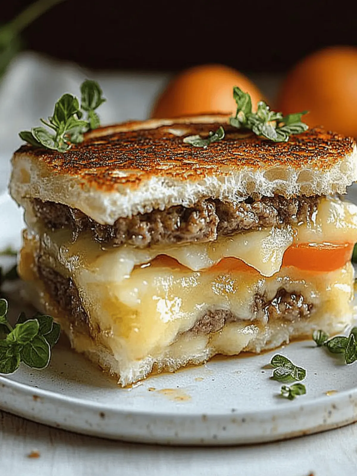 Low Carb Cheeseburger-Auflauf mit Hackfleisch