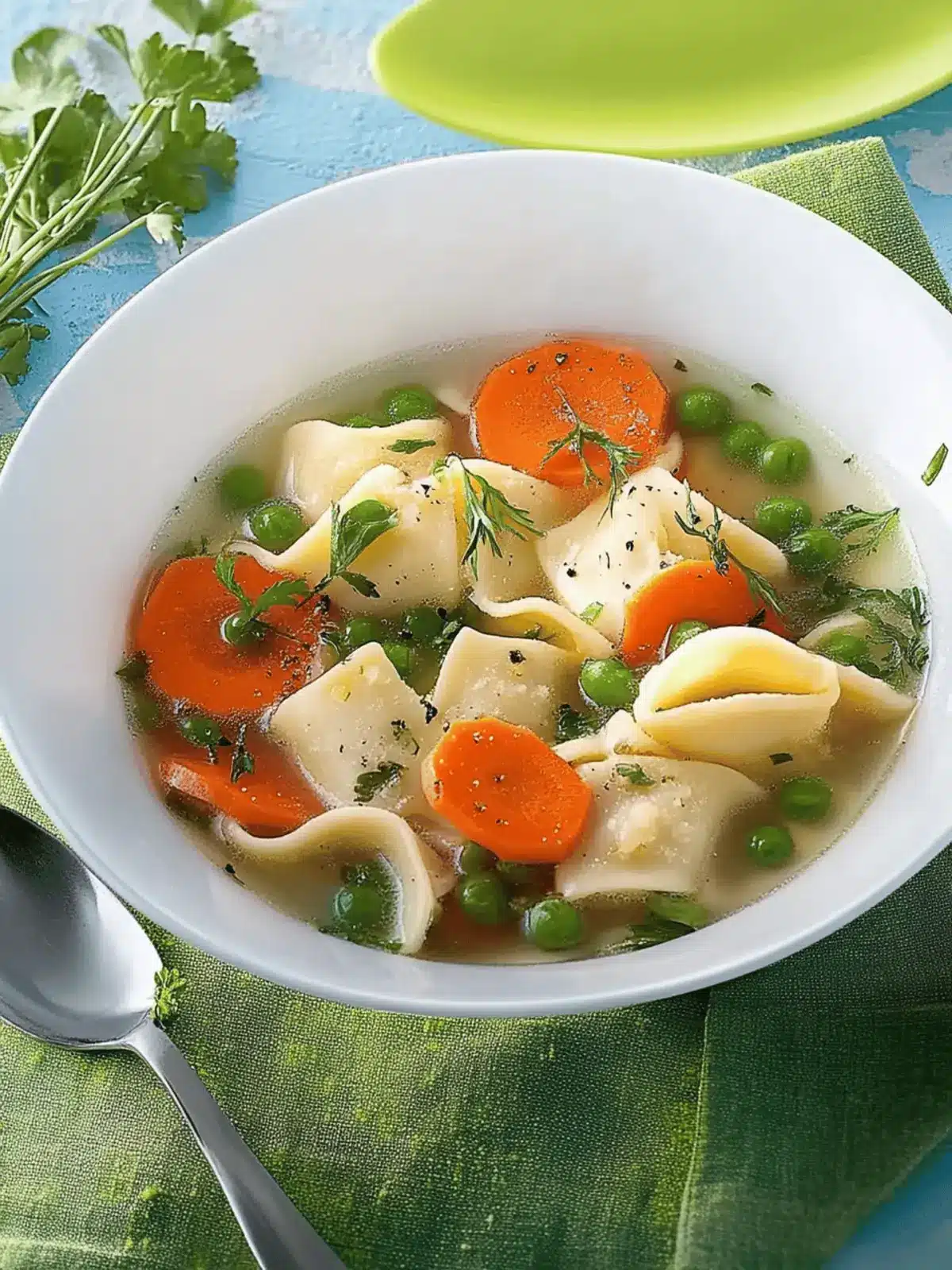 Köstliche Tortellini-Suppe für schnelle Abende 4 Tortellini-Suppe