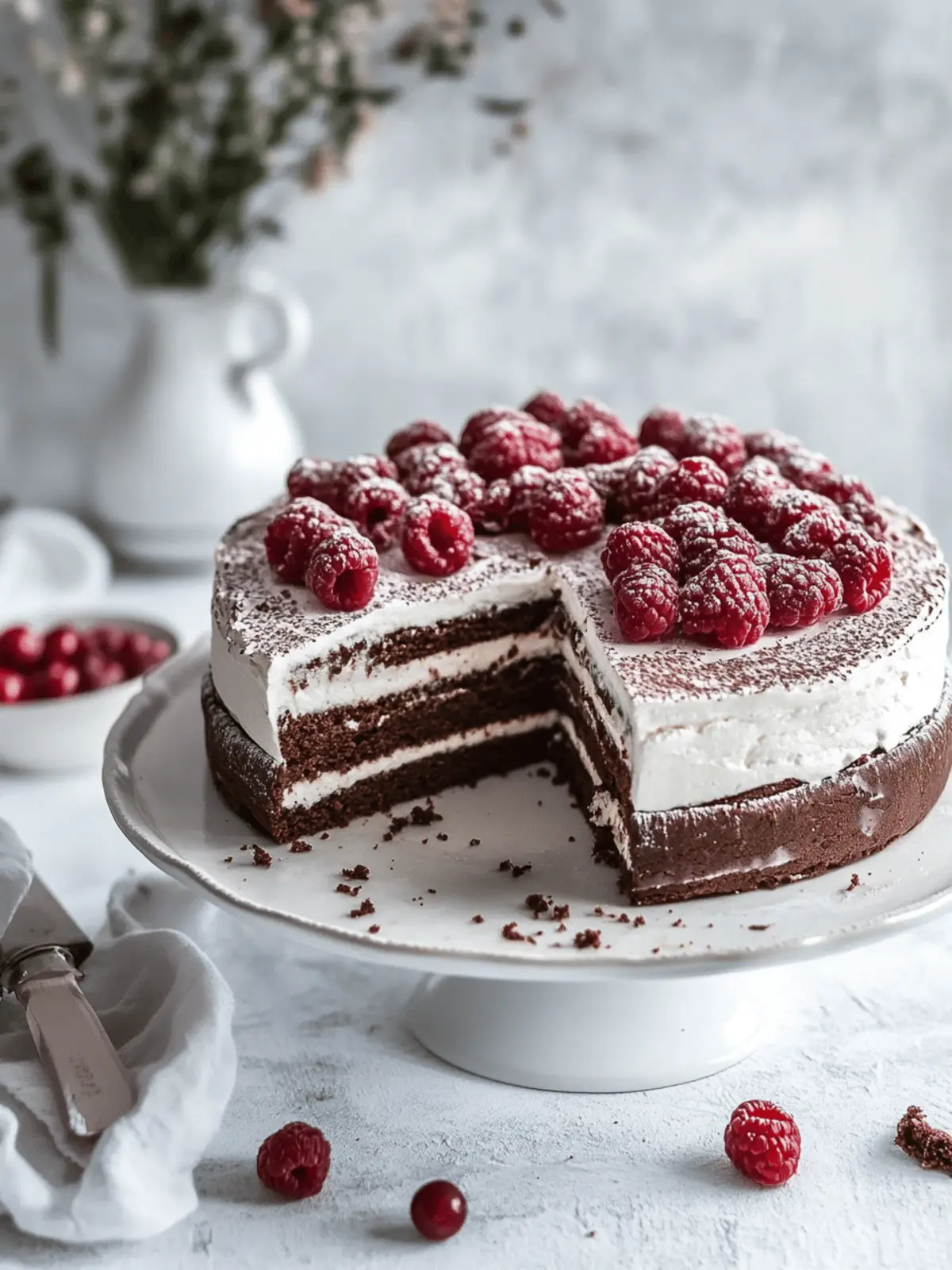 Schokoladentorte mit Baisergeistern für Feinschmecker 3 Schokoladentorte mit Baisergeistern