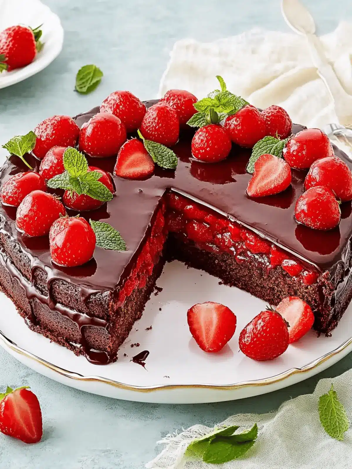 Schoko-Erdbeer-Torte